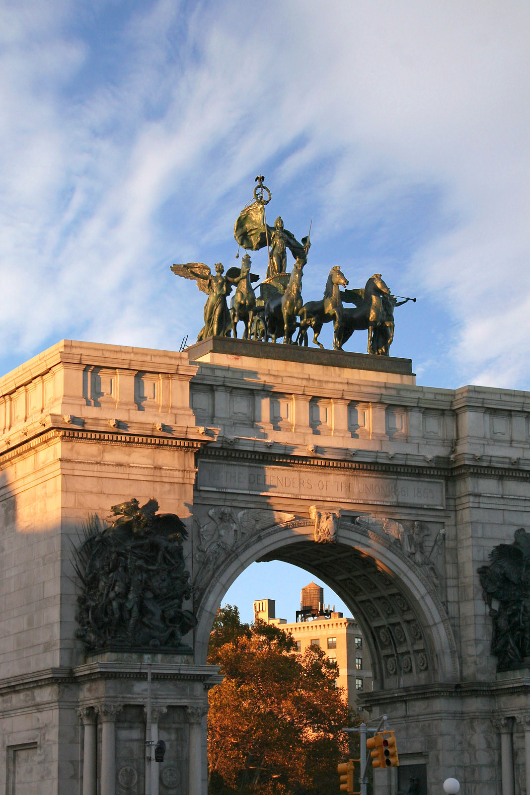 Sunset, Grand Army Plaza