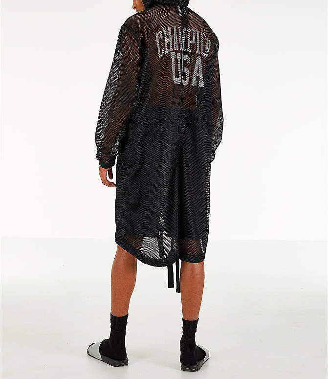 SPRING 2019, MESH PARKA - BLACK