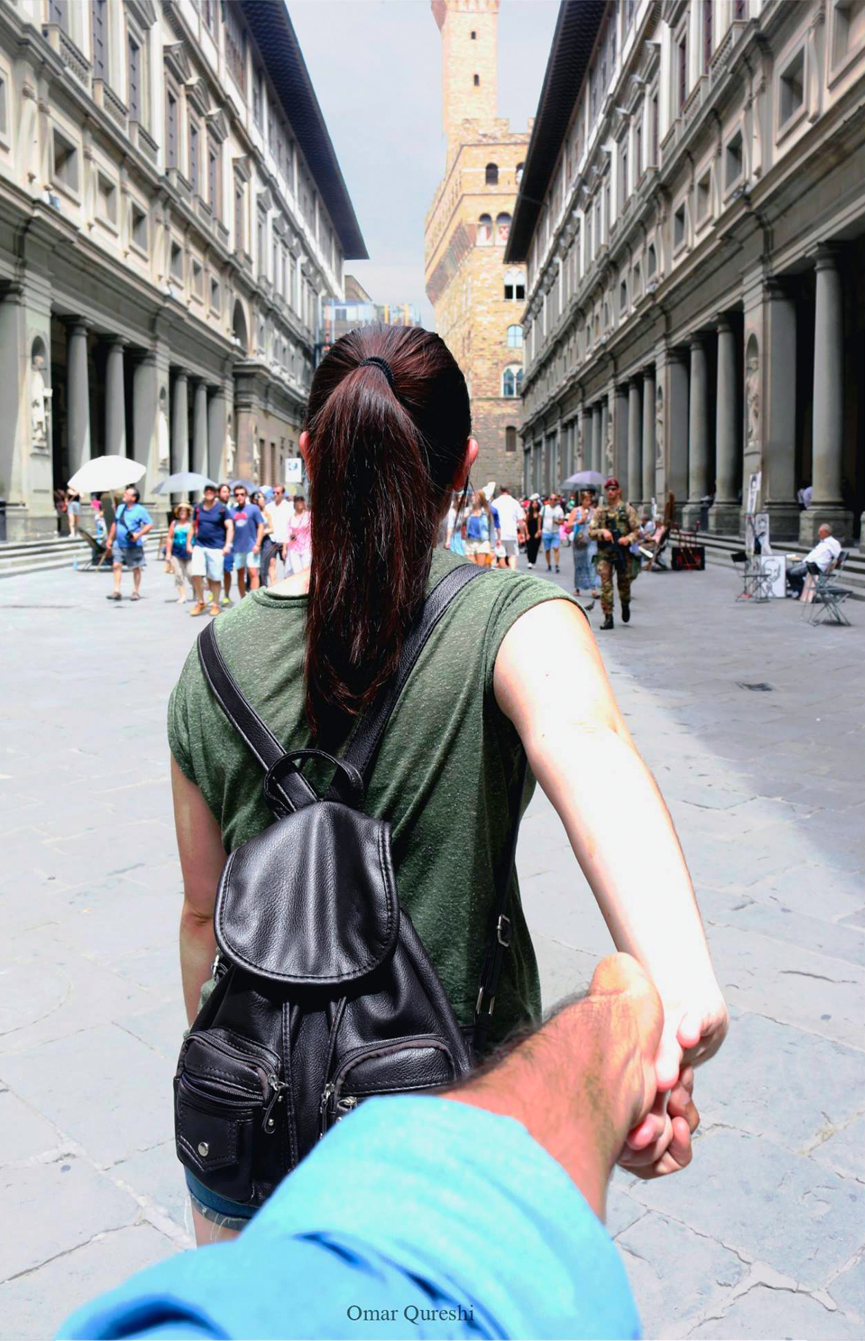 Uffizi Gallery street, Florence