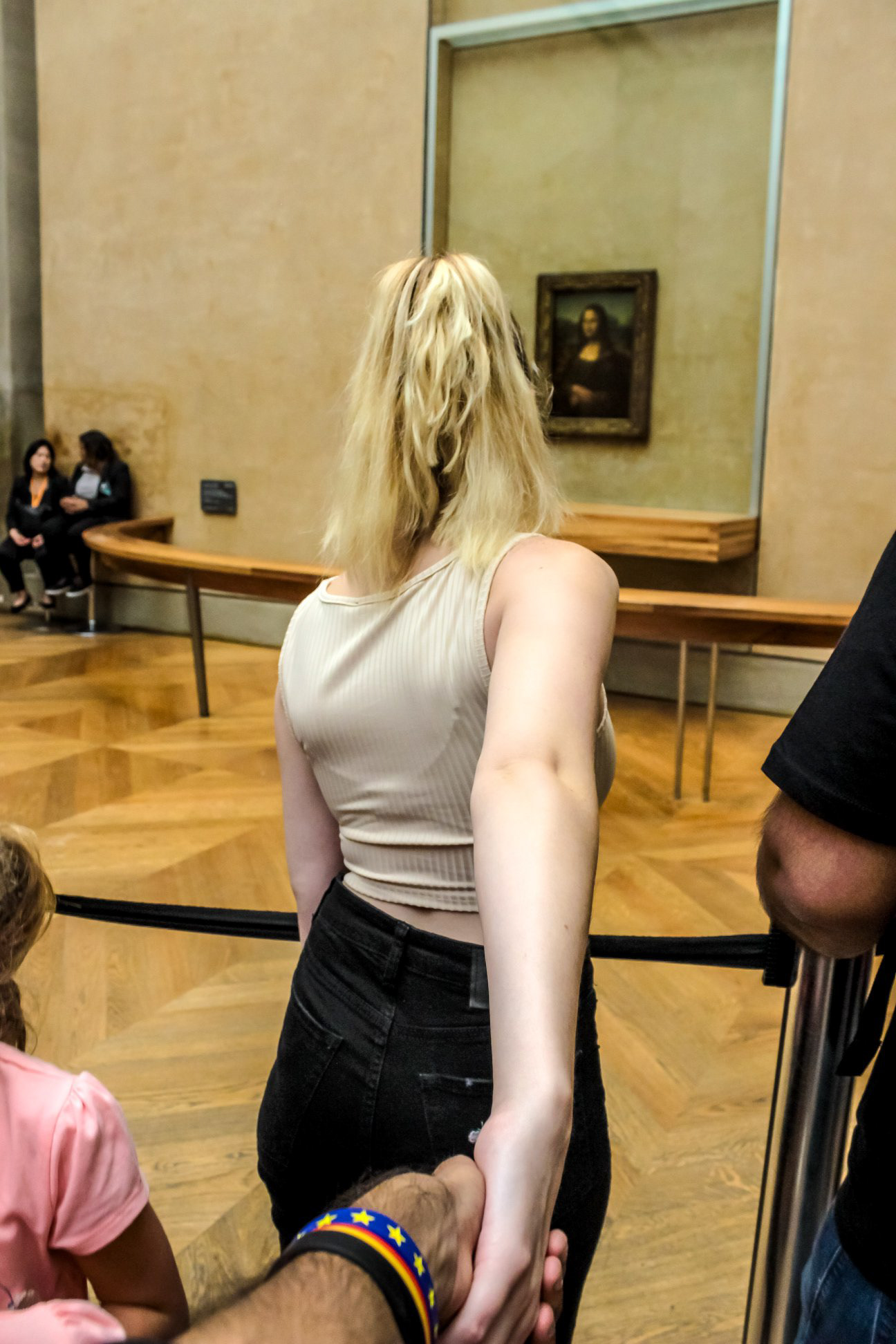 The overrated Mona Lisa painting, Louvre, Paris