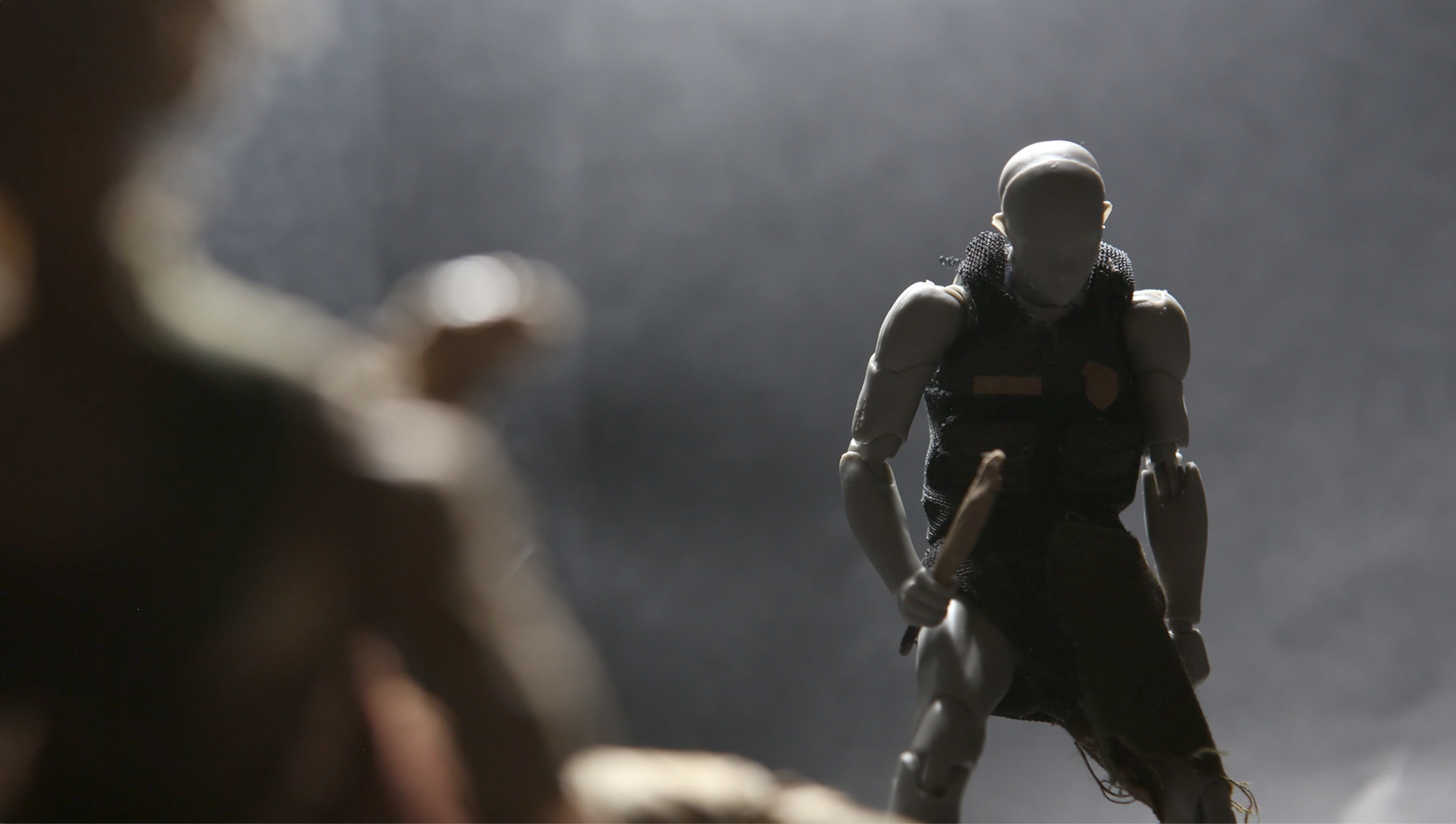 Stills from "Knife Fight"