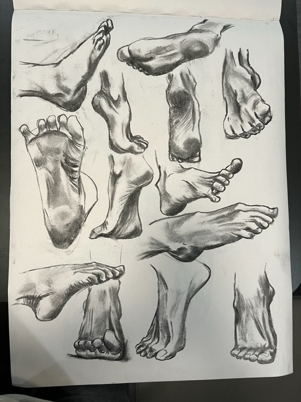 Foot anatomy/gesture studies