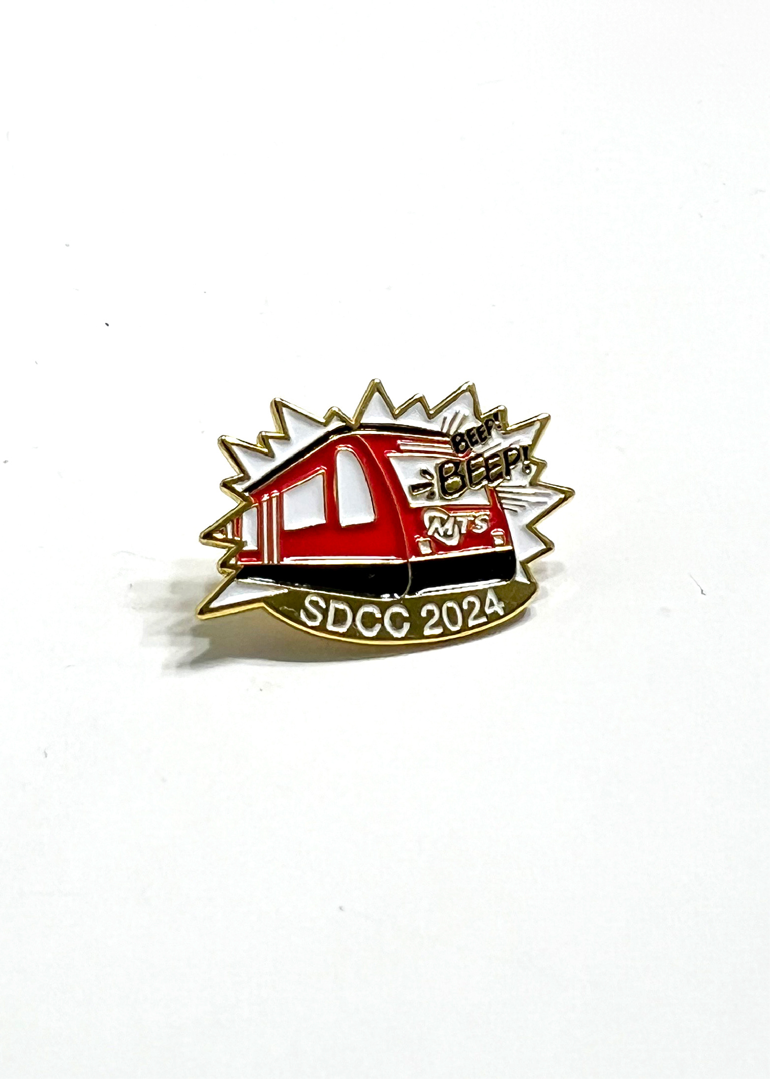 SD Comic-Con Trolley Promo Pin