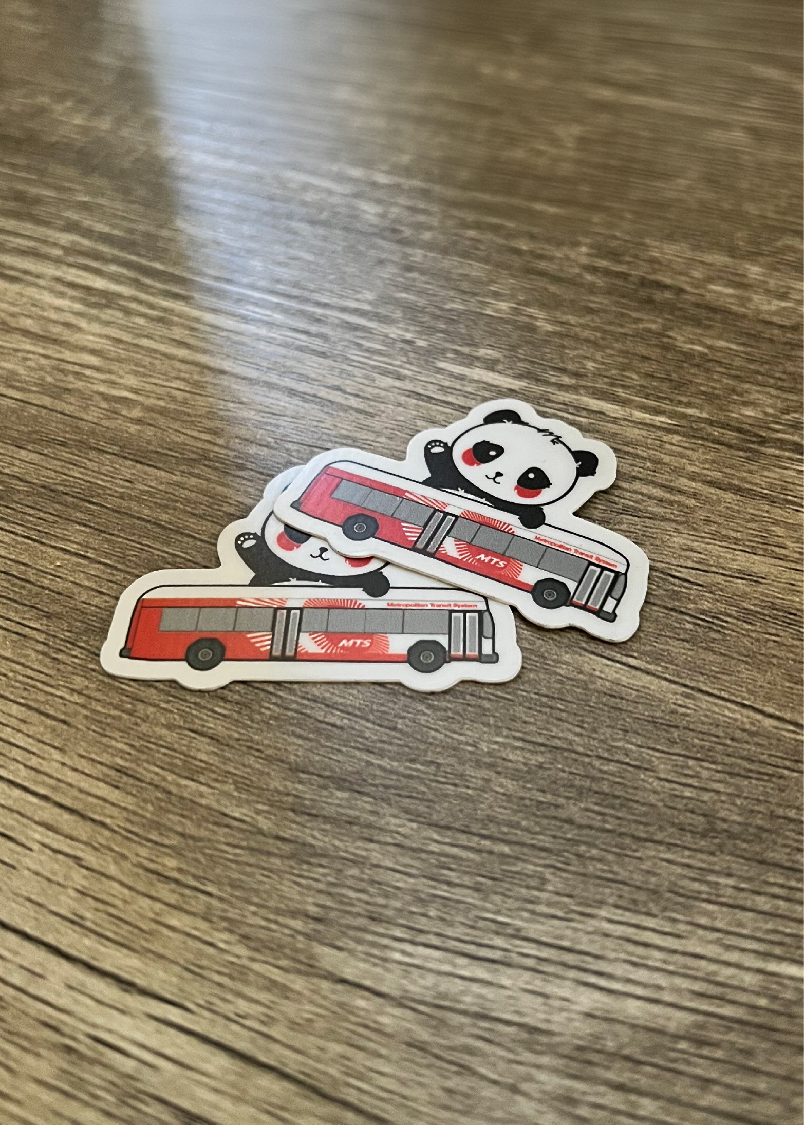 Panda-monium Cross Promotional Sticker