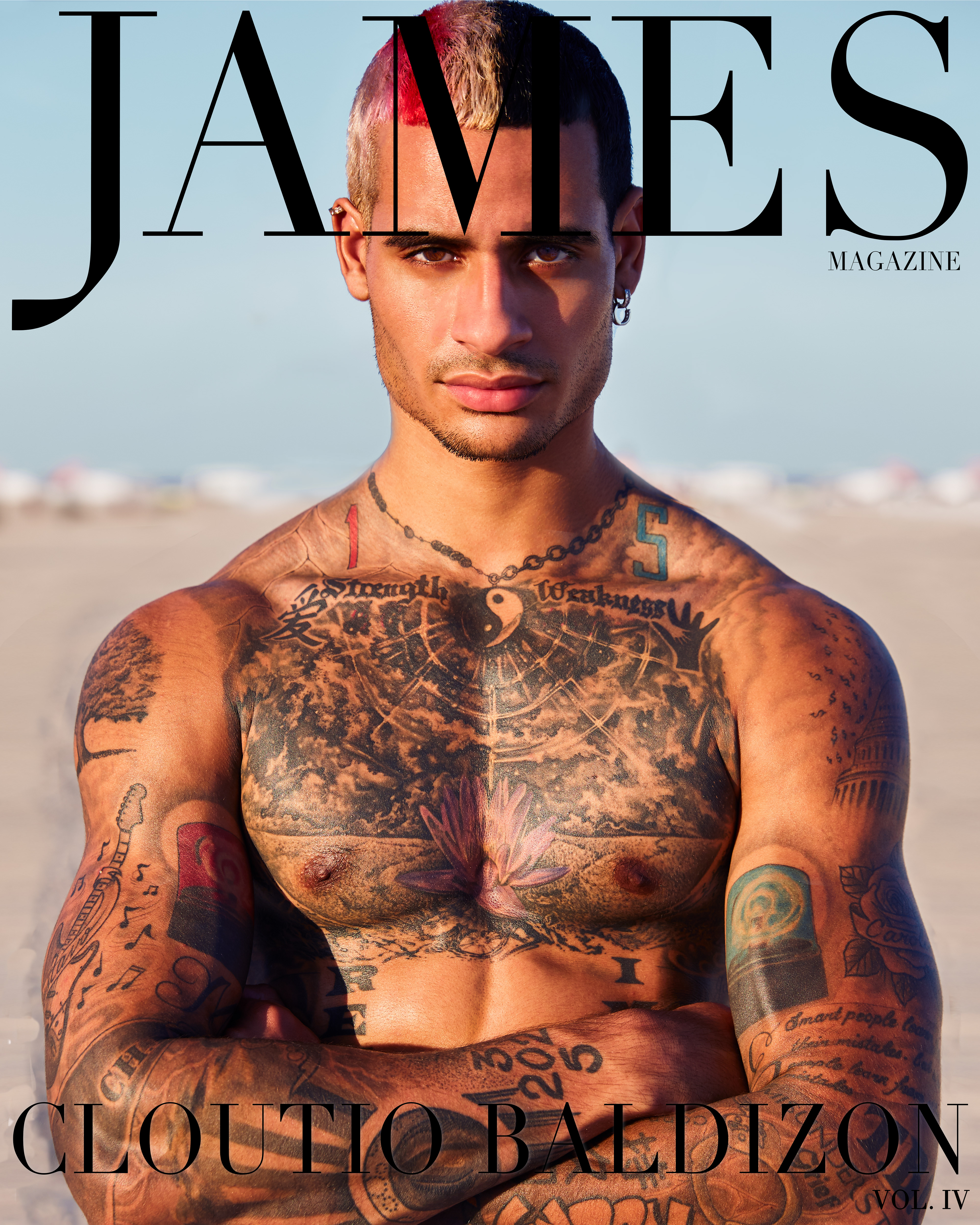 Model Cloutio Baldizon photographed by fashion photographer Jim Jordan for James Magazine