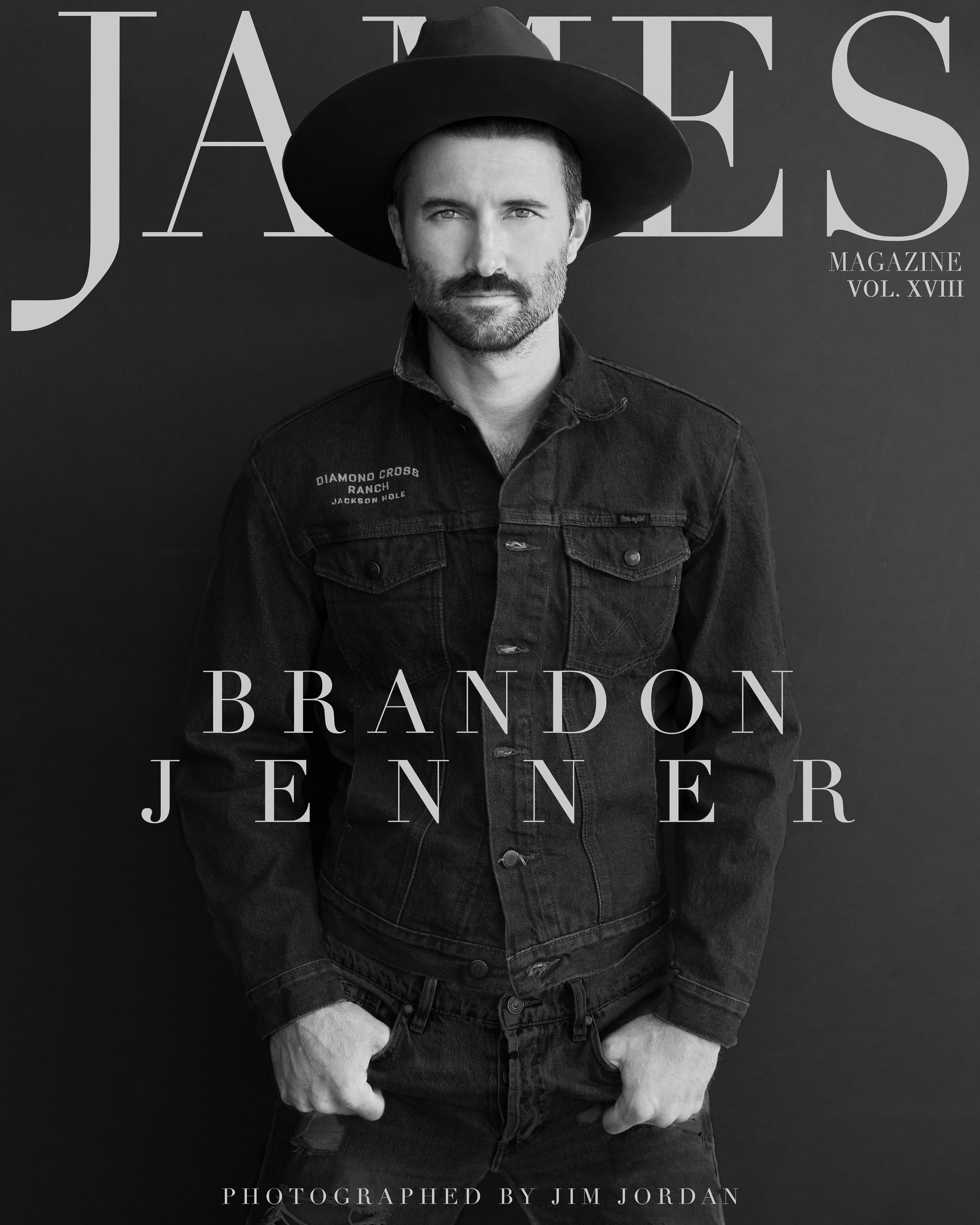 Musician Brandon Jenner photographed by fashion photographer Jim Jordan for James Magazine