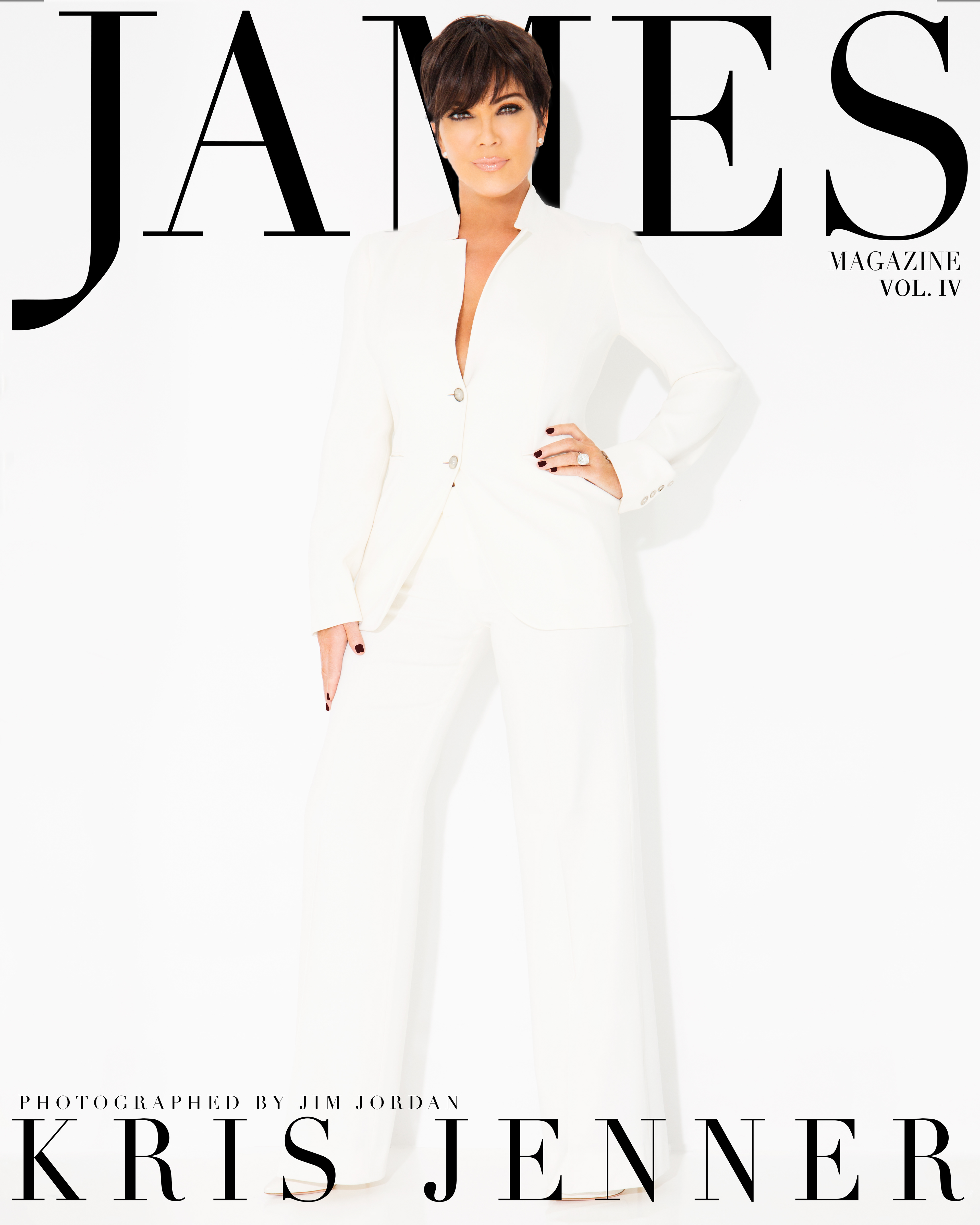 Powerhouse Kris Jenner photographed by fashion photographer Jim Jordan for James Magazine
