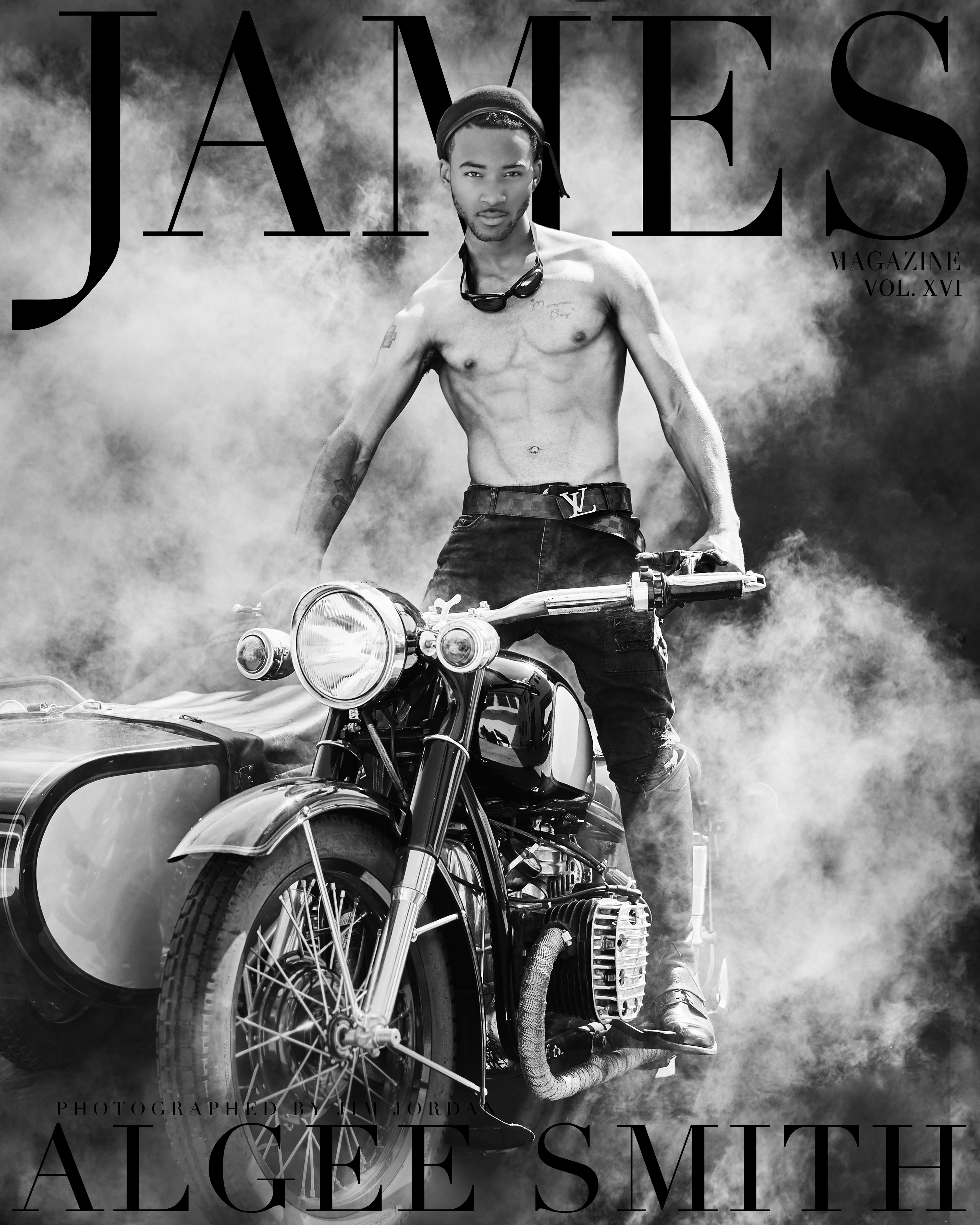 Actor Algee Smith photographed by fashion photographer Jim Jordan for James Magazine