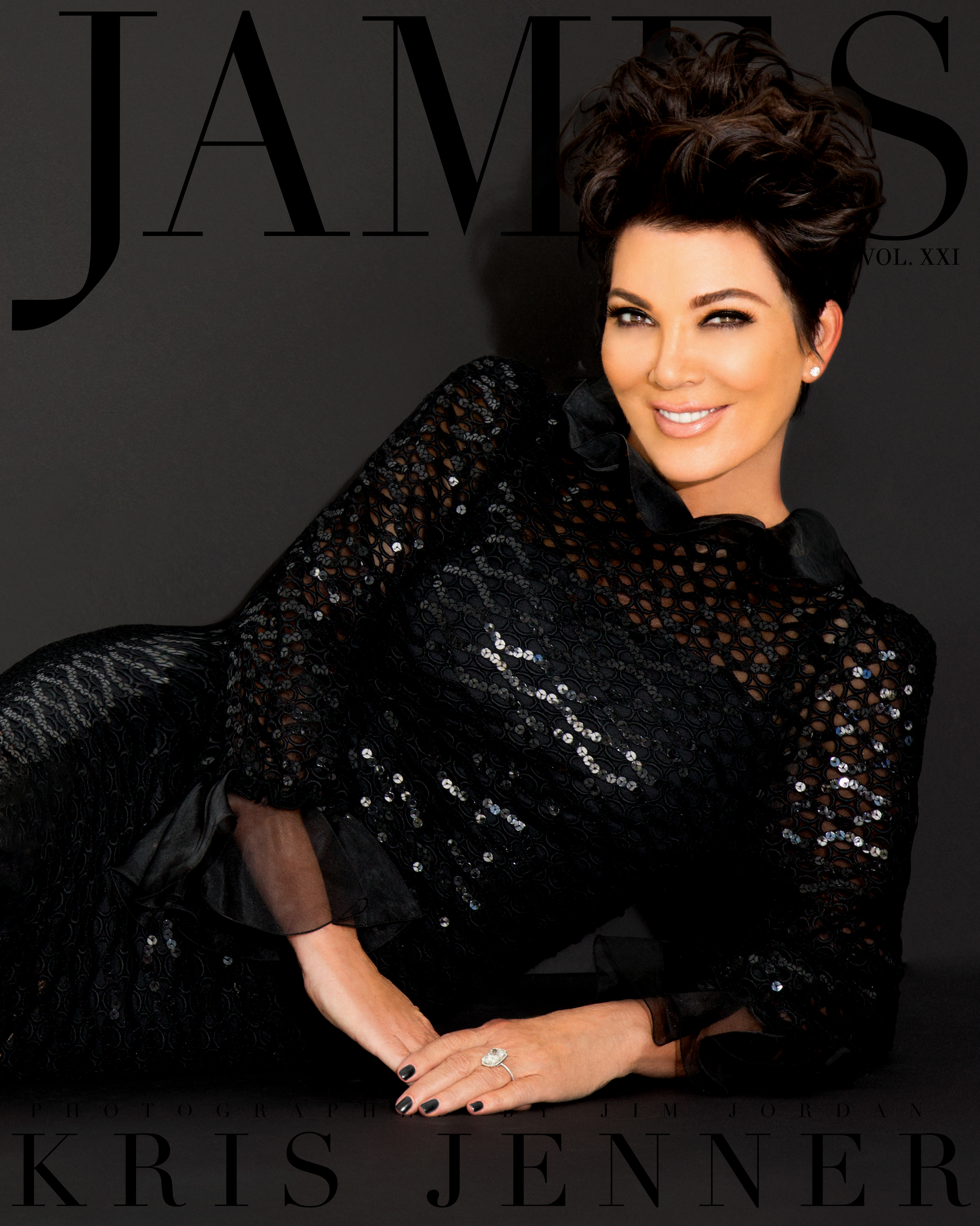 Kris Jenner photographed by fashion photographer Jim Jordan for James Magazine