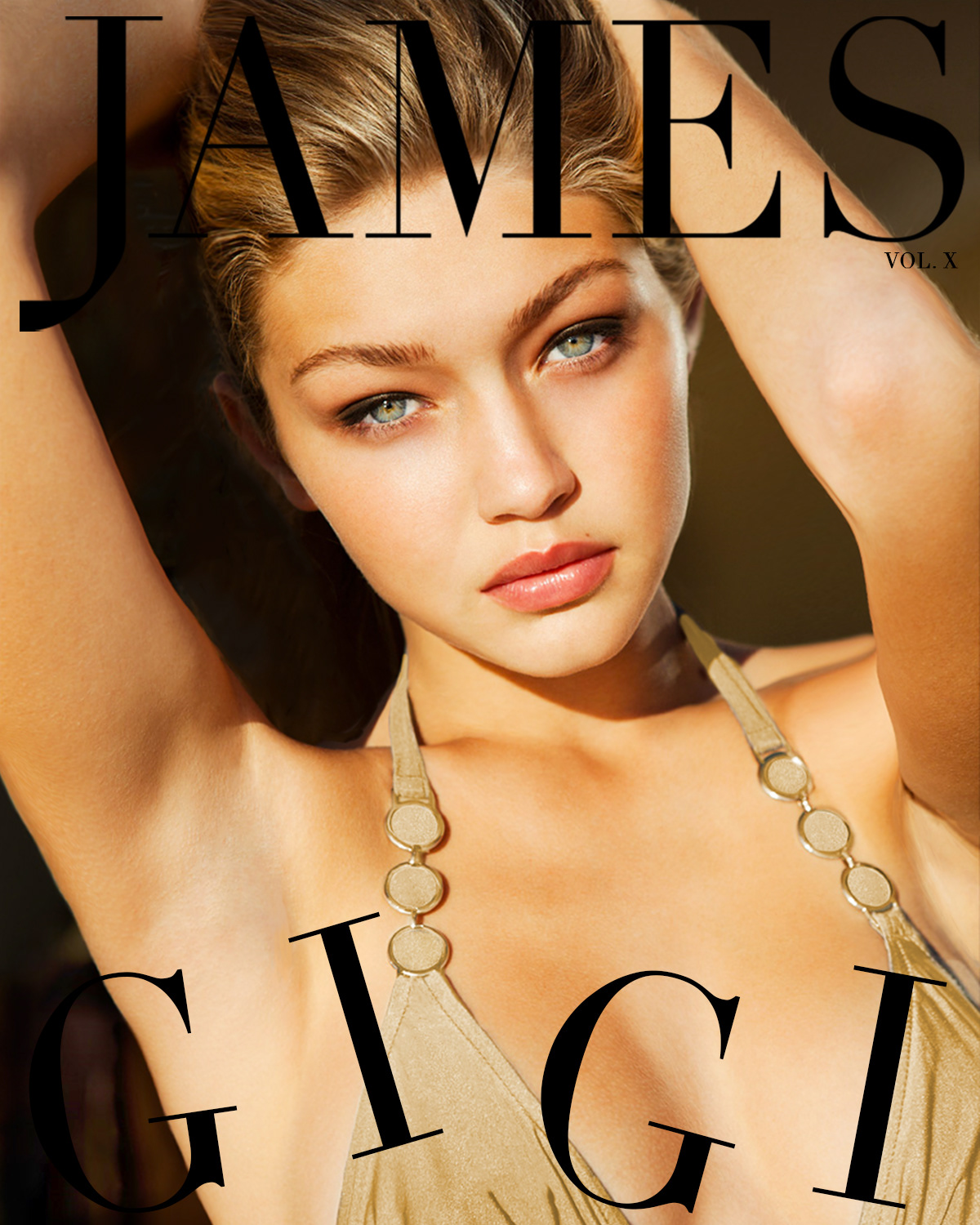 Supermodel Gigi Hadid photographed by fashion photographer Jim Jordan for James Magazine