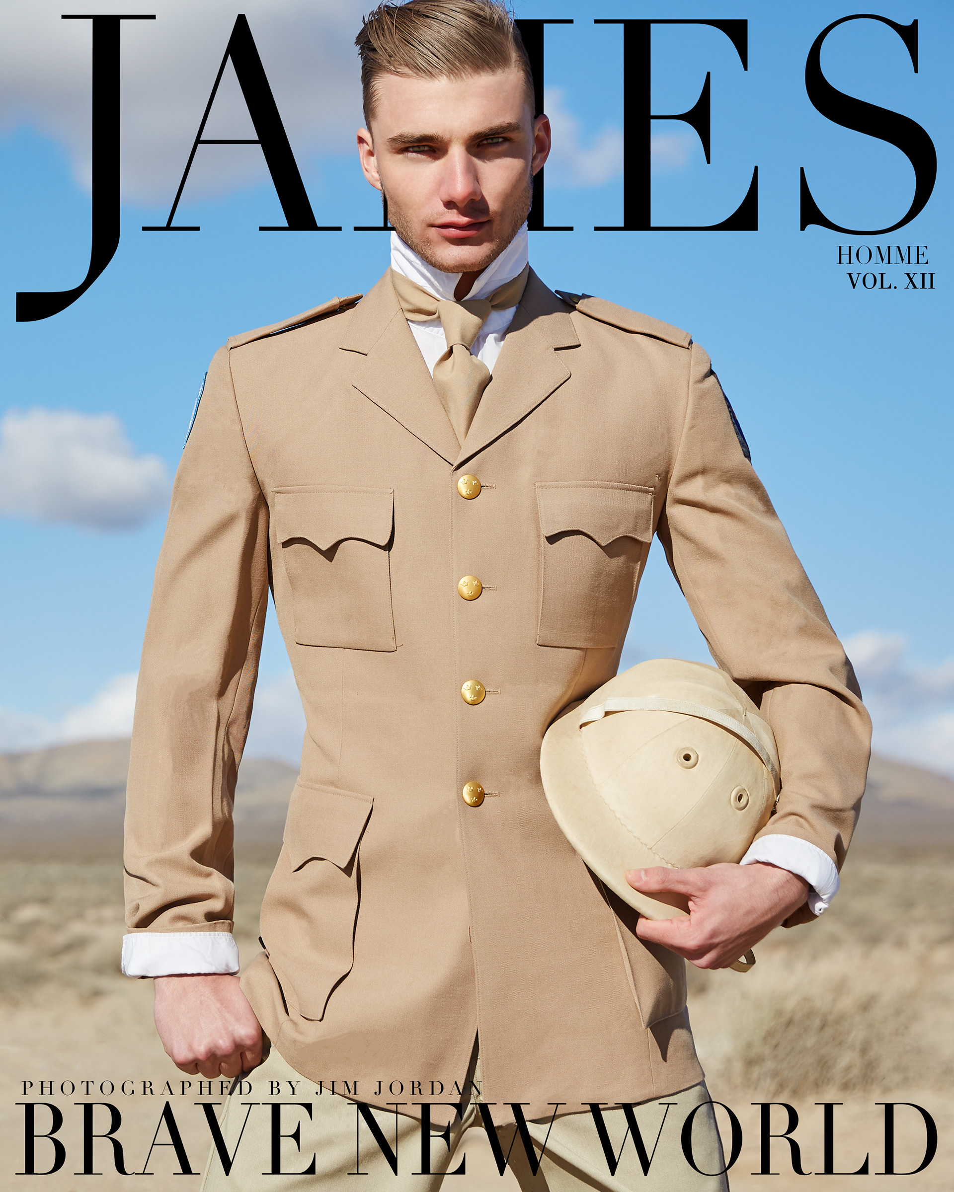 Model Matthew Pollock photographed by fashion photographer Jim Jordan for James Magazine