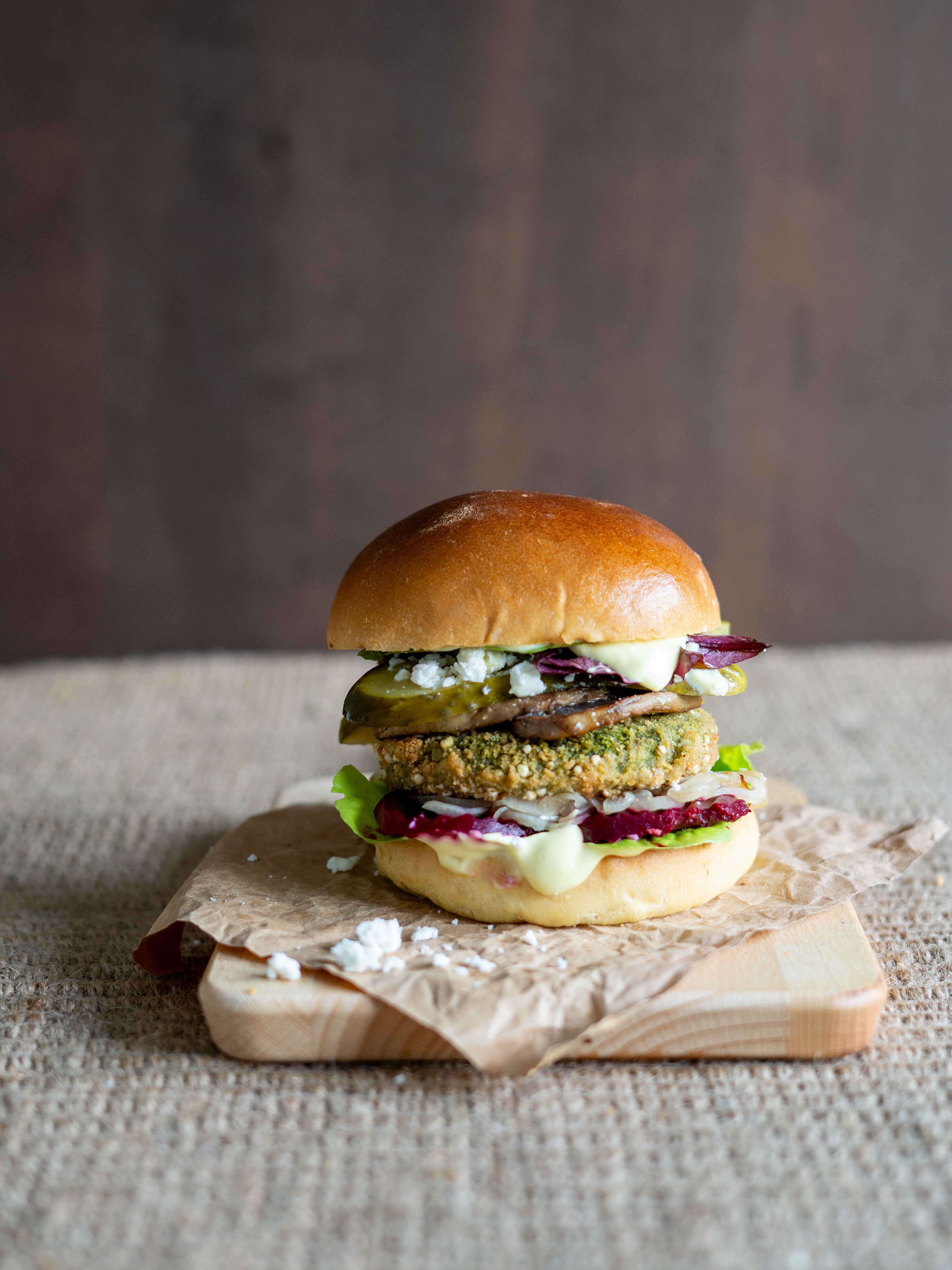 Kale and Quinoa Burger - Strong Roots
