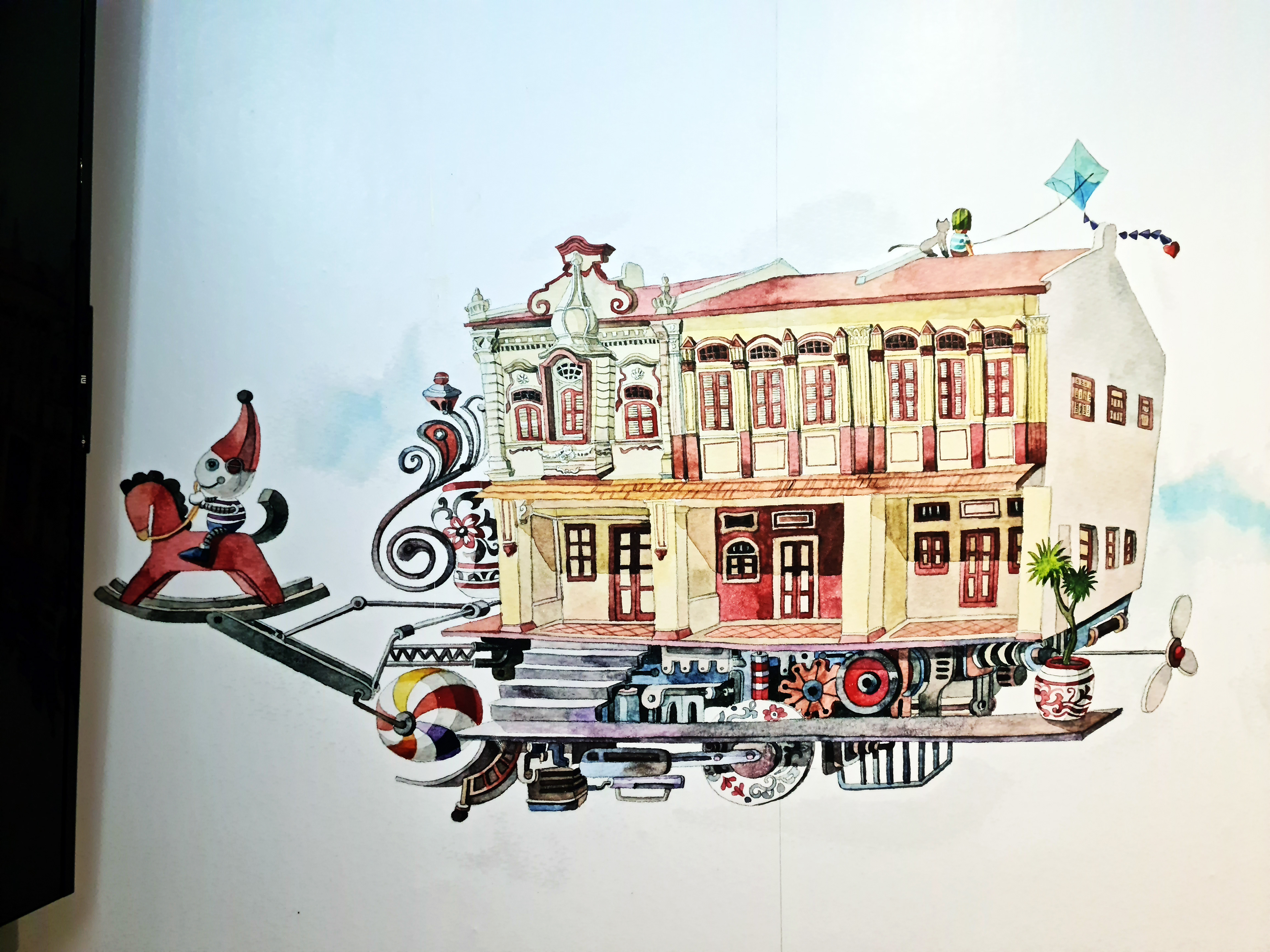 1 of 3 drawings @ Esplanade