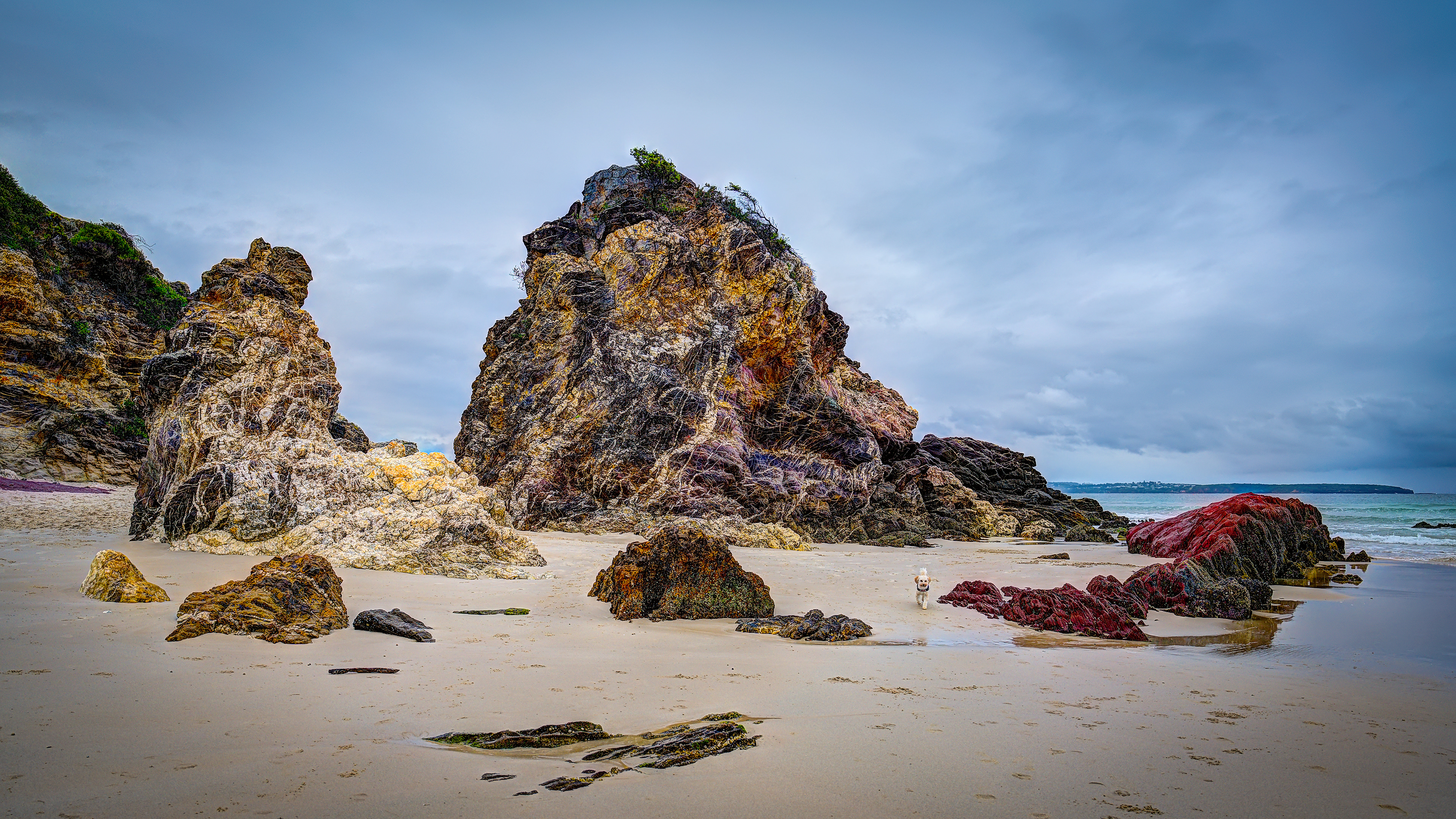 Pambula Beach and Rivermouth - Lions Head Rock
