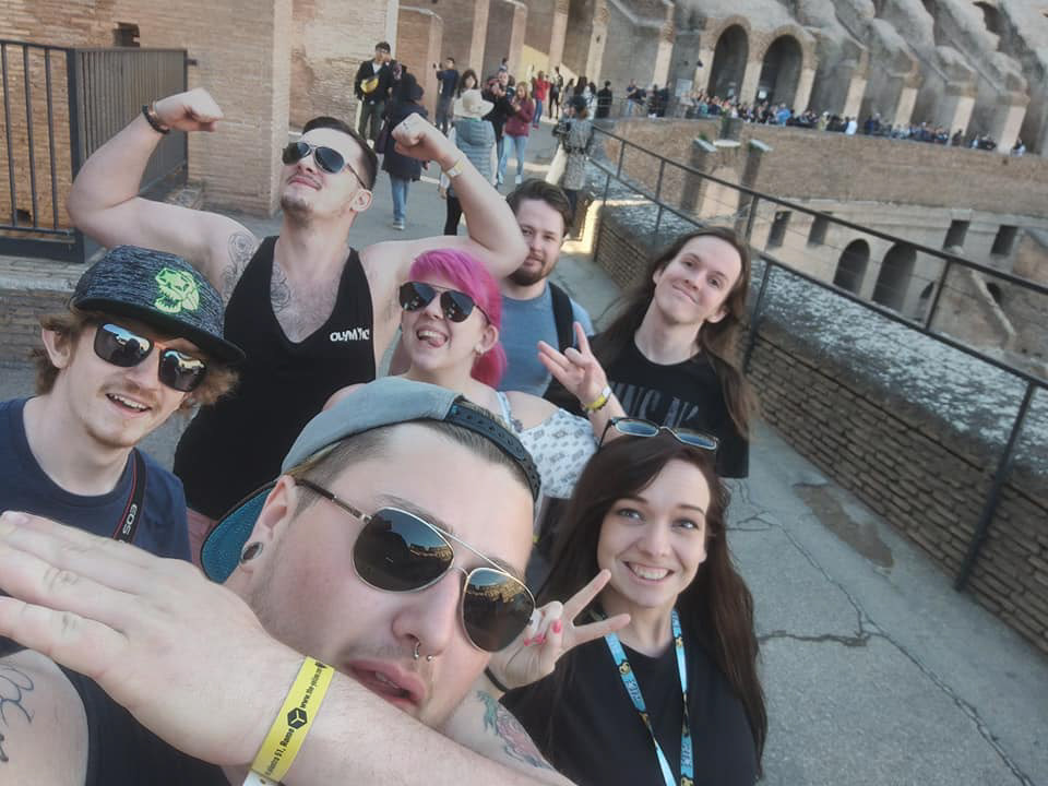 I went to Rome with this bunch of nerds