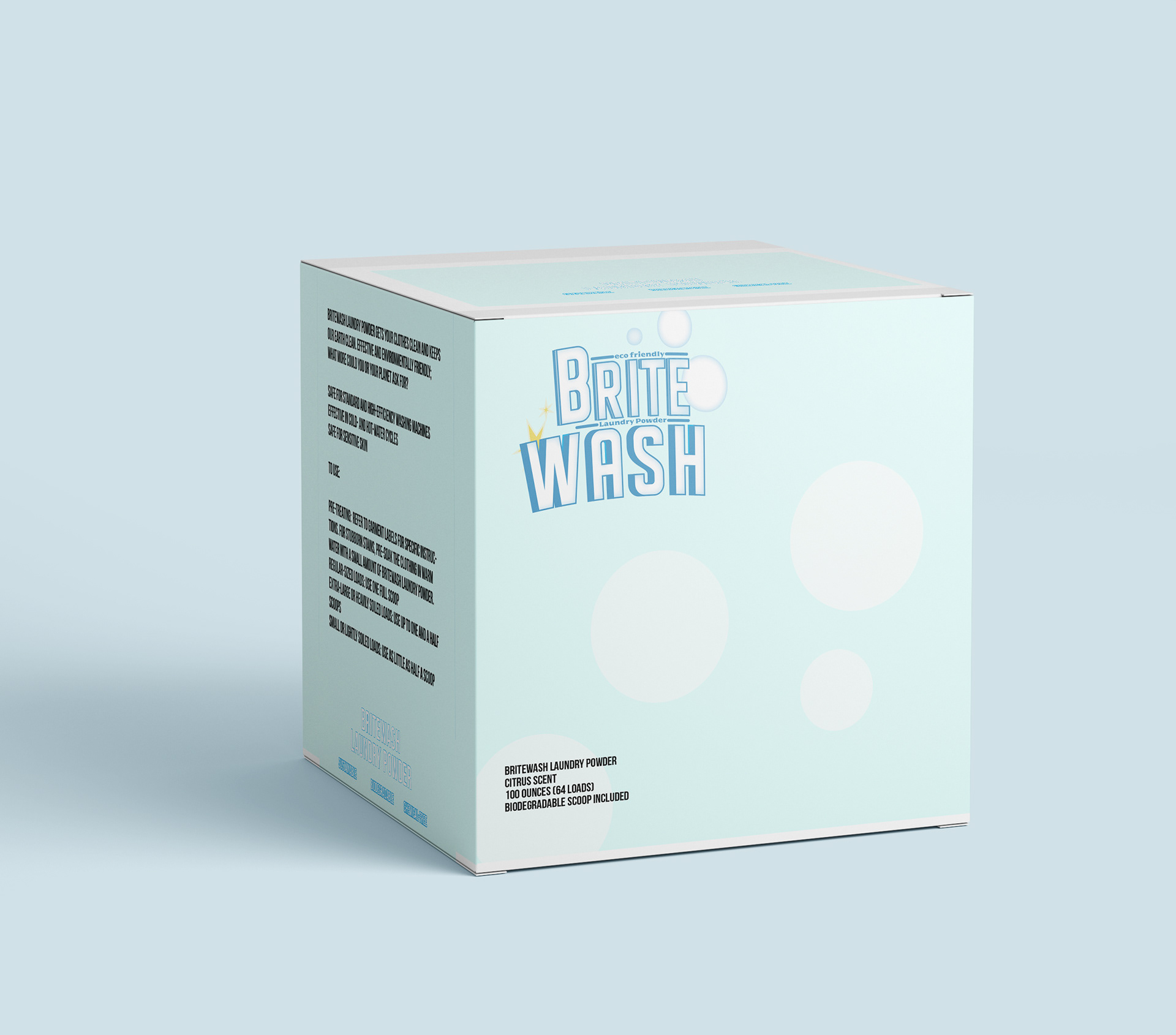 Brite Wash Packaging Mockup