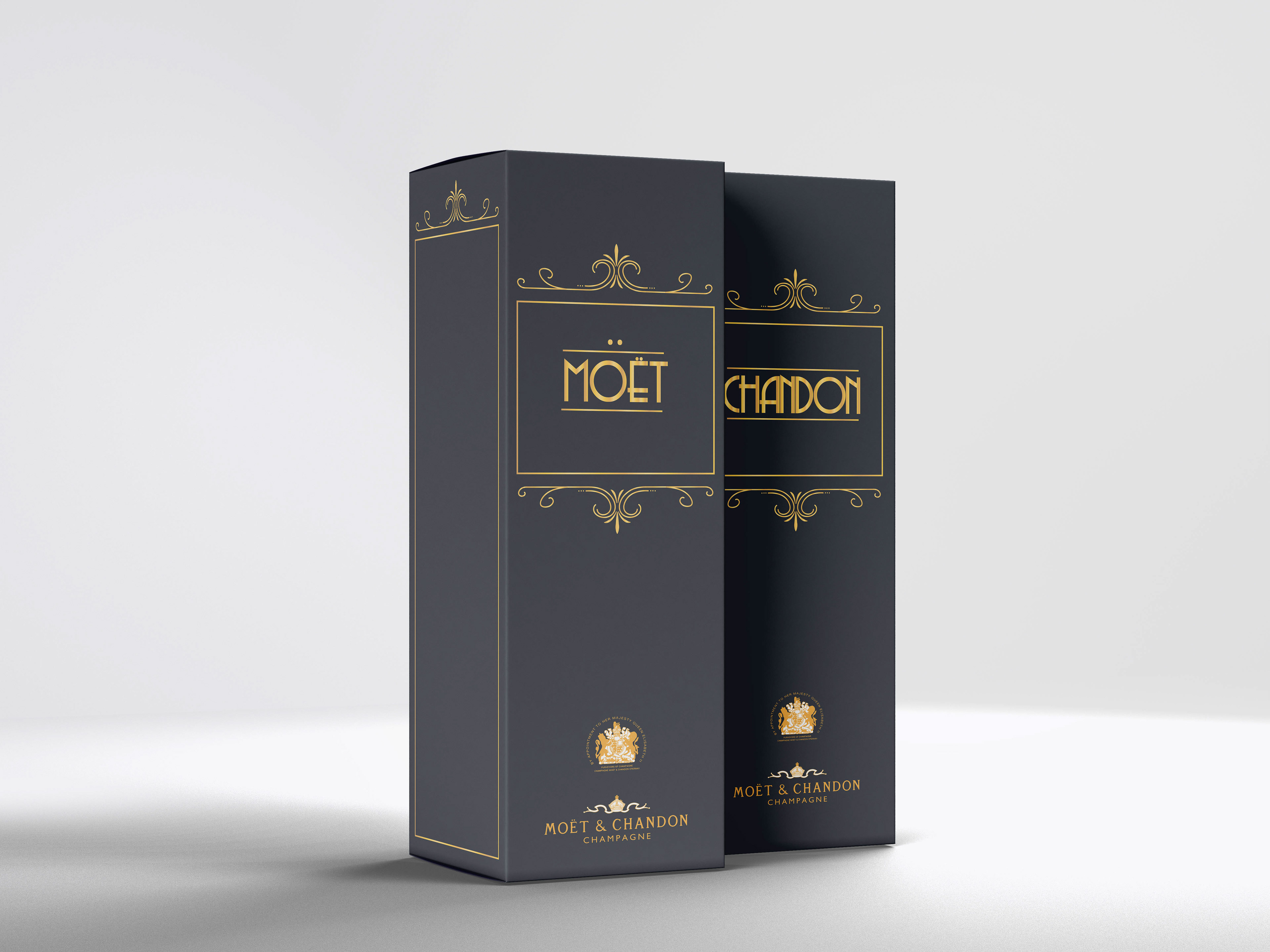 Moet & Chandon Packaging Mockup