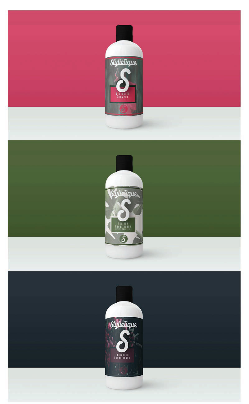 Stylistique Shampoo and Conditioner Bottles
