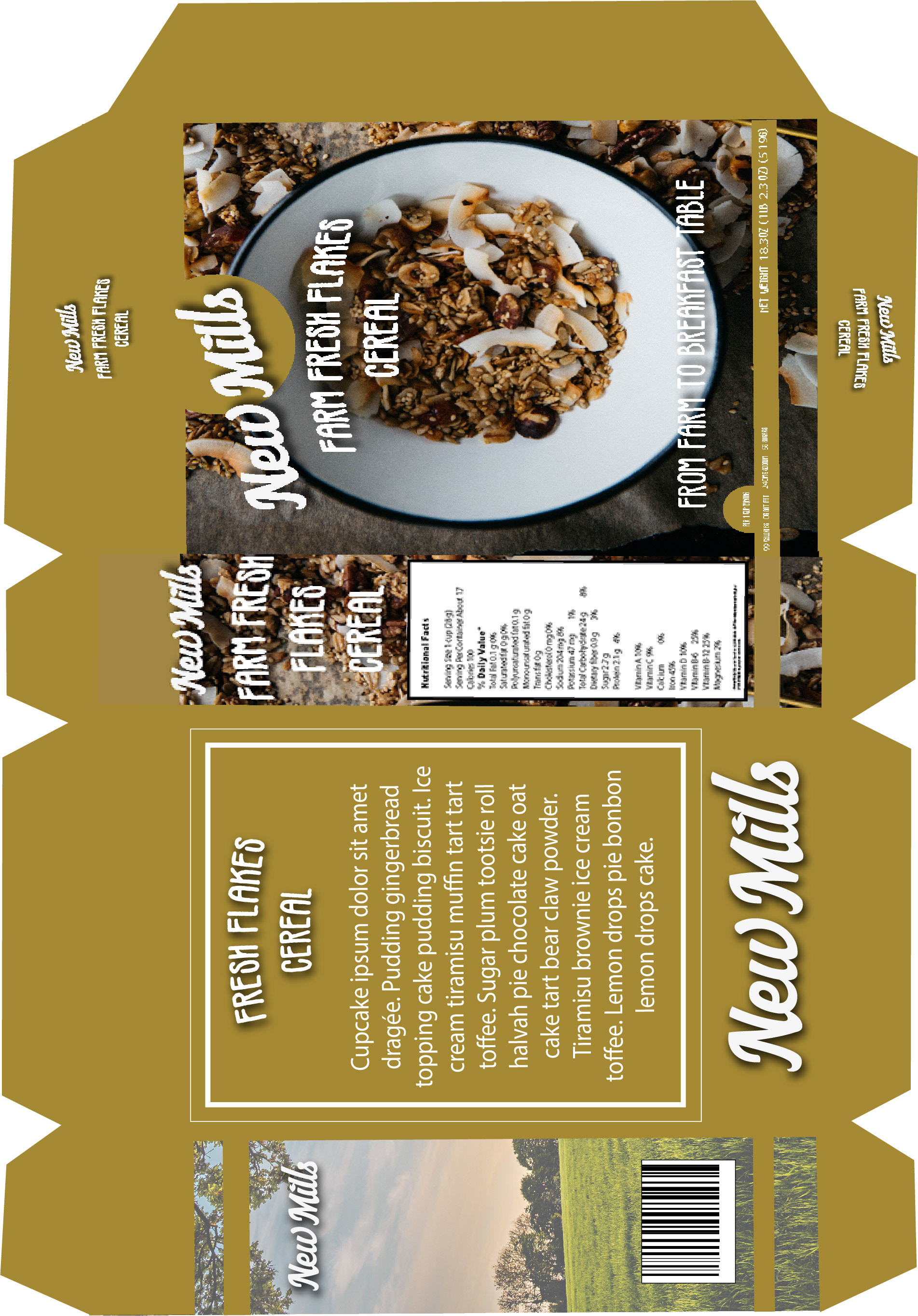 New Mills Cereal Flatbox