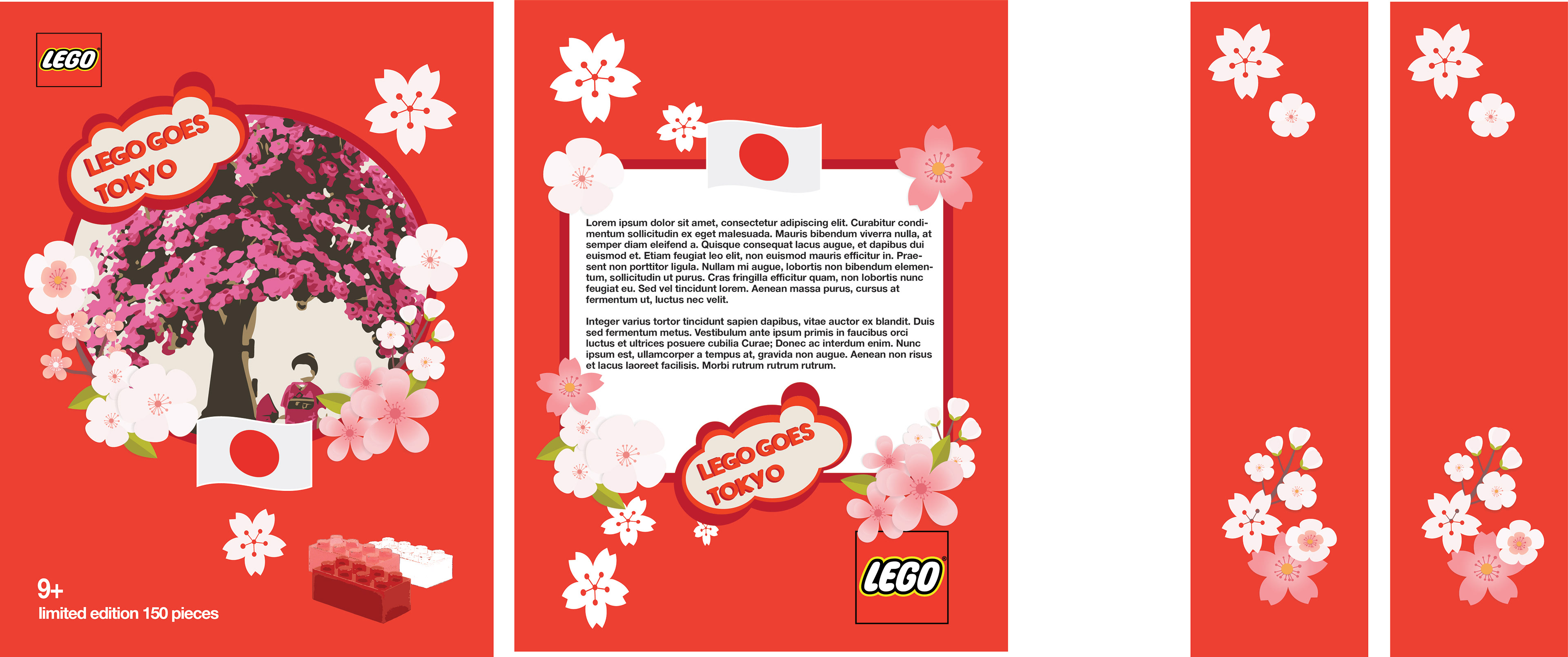 Lego Goes Tokyo Packaging Flatbox