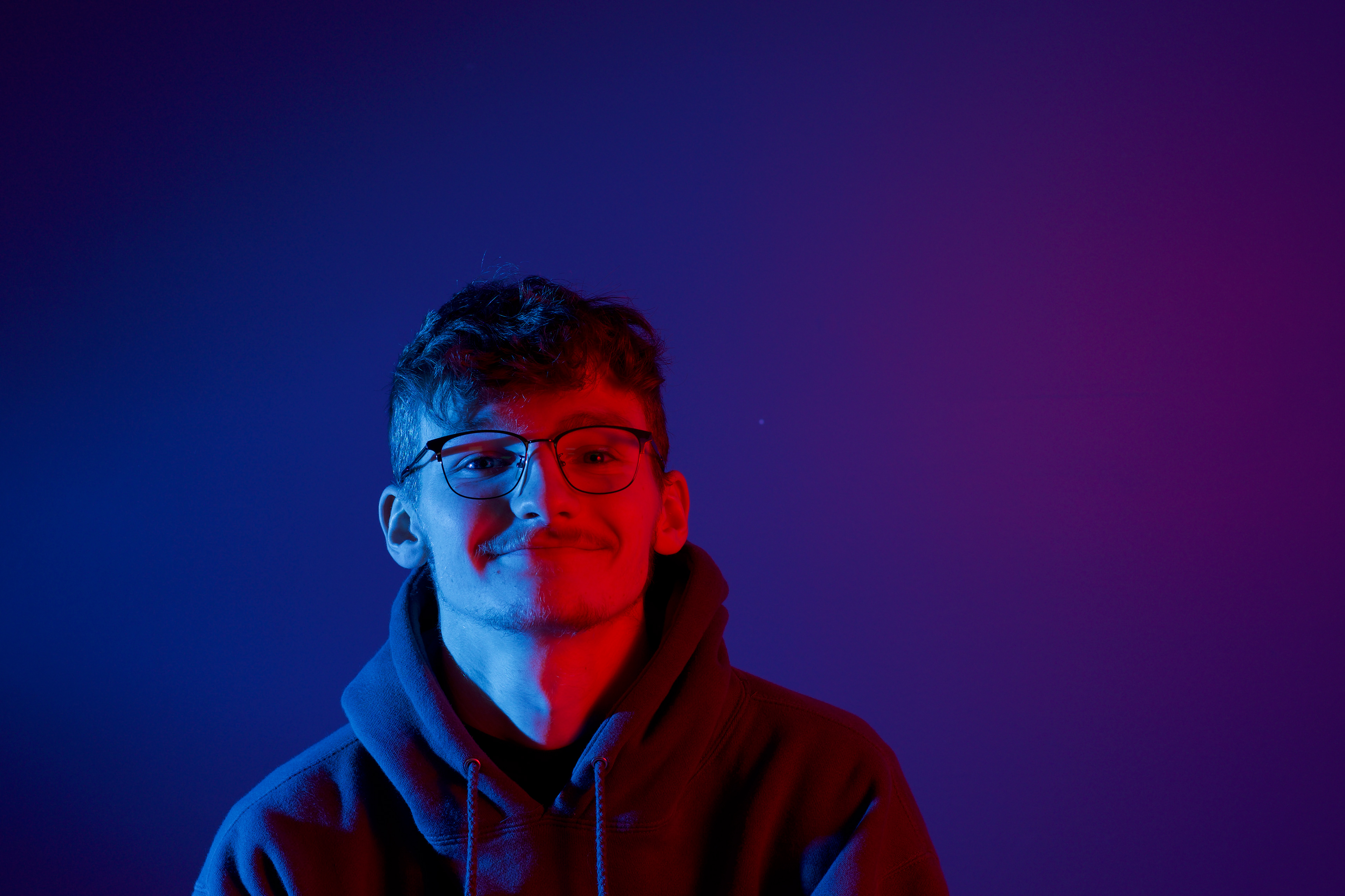 Photo taken using creative portrait Lighting