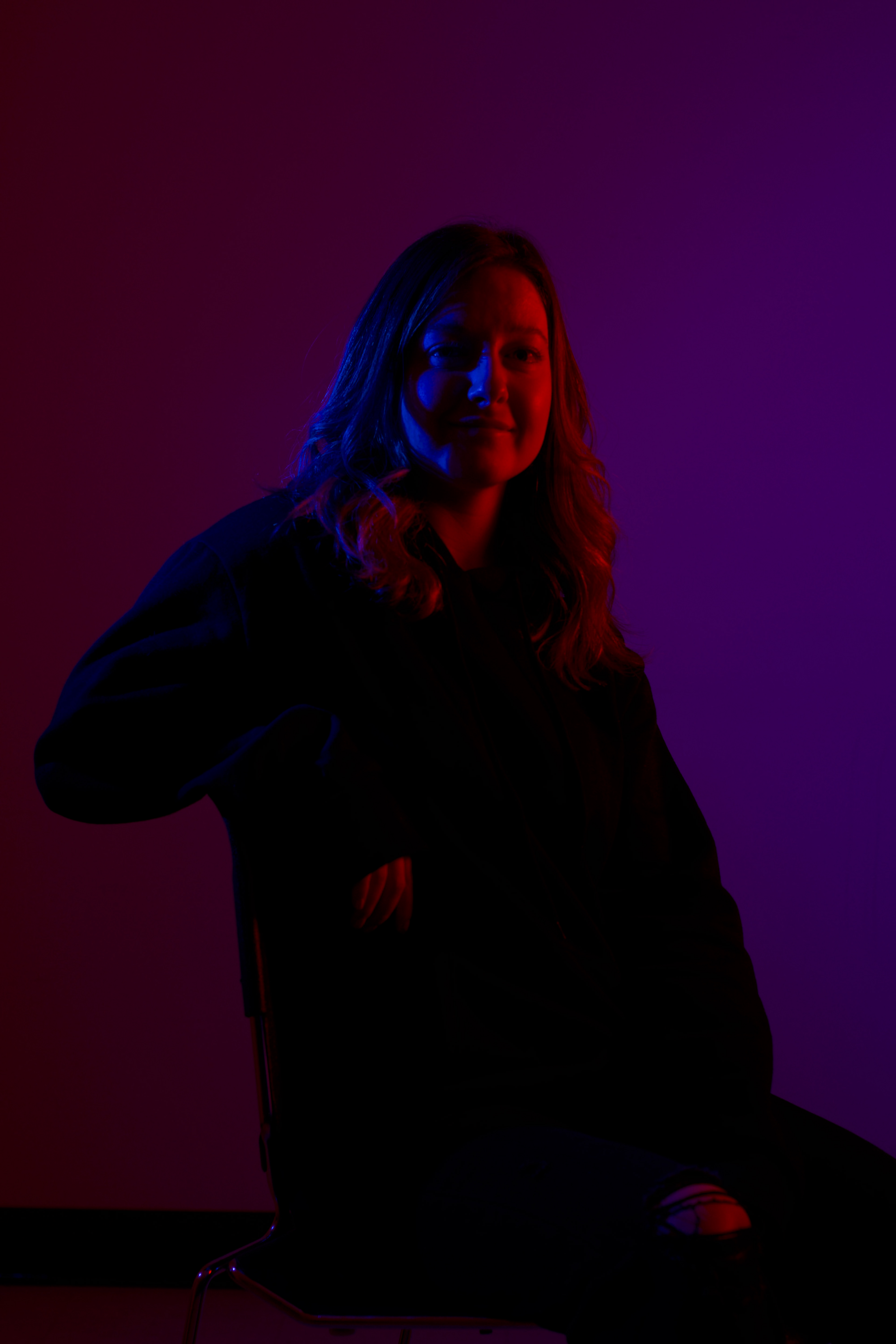 Photo taken using creative portrait Lighting