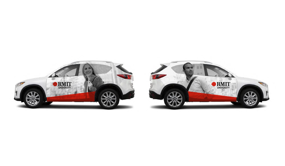 RMIT University - company vehicle wrap