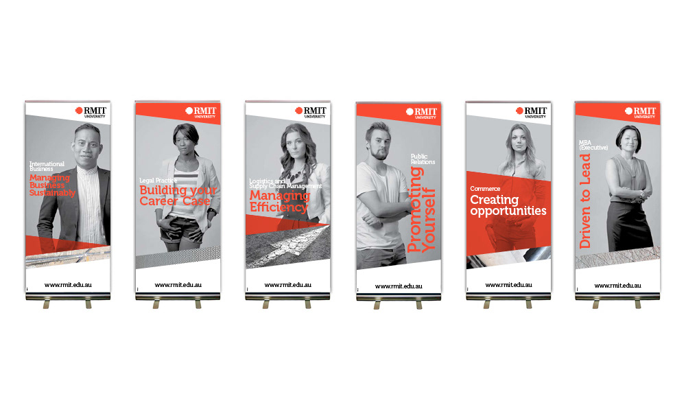 RMIT University - College of Business pull-up banners