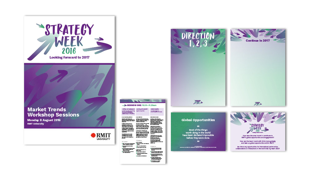 RMIT University - Strategy Week Collateral