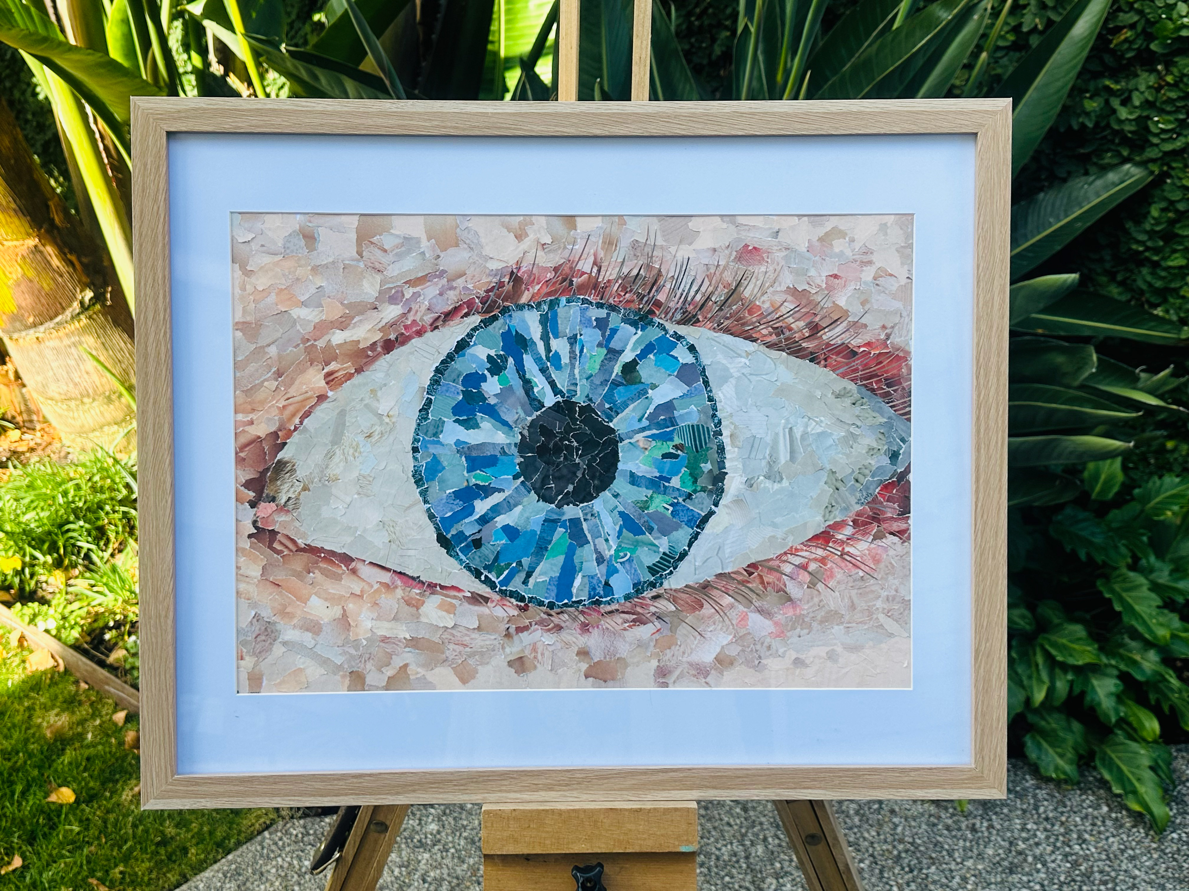 "Ephemeral Perception" magazine collage, June 2023