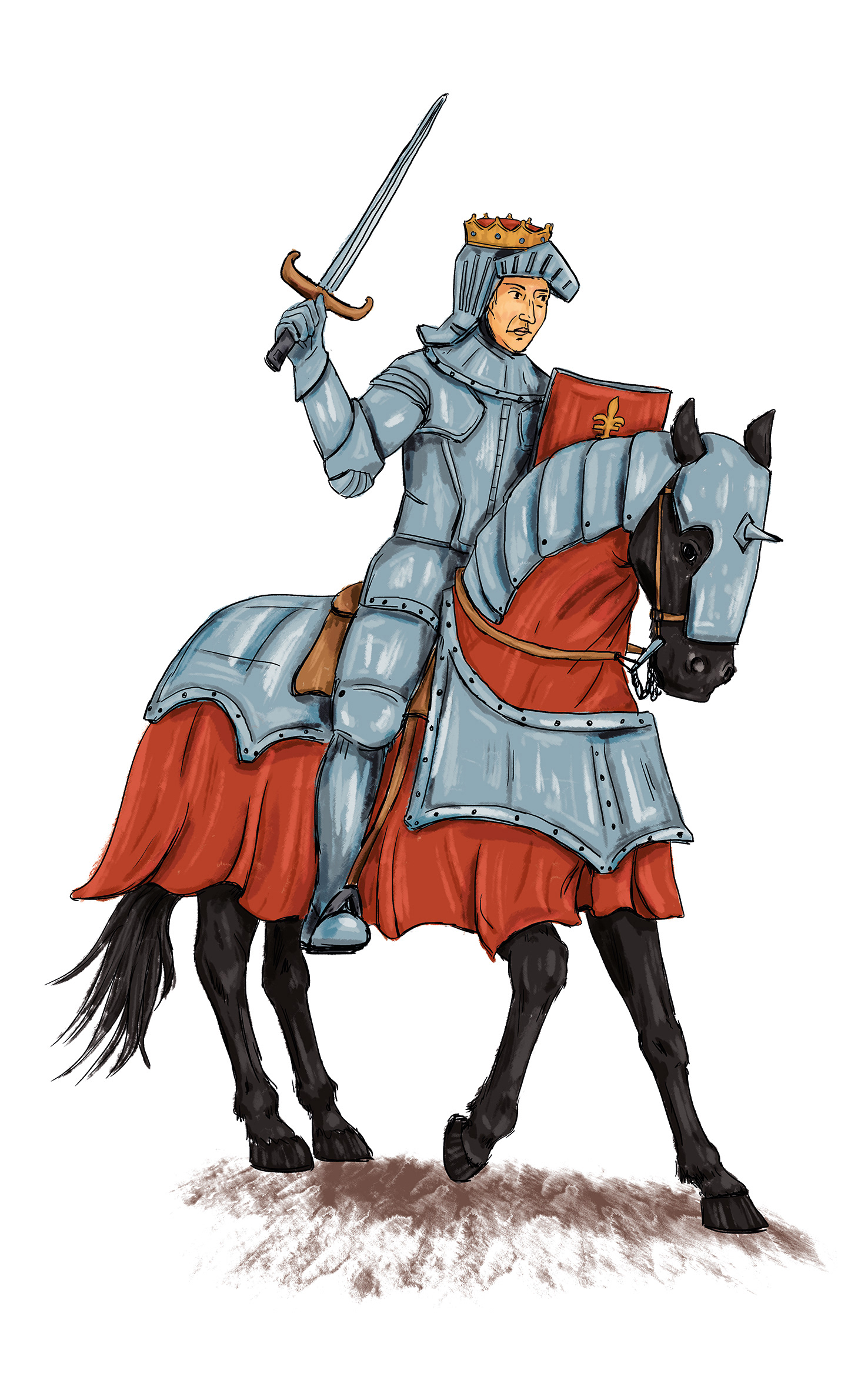 Charles VII for 'Dhagelot en Middeleeuws voor Beginners'