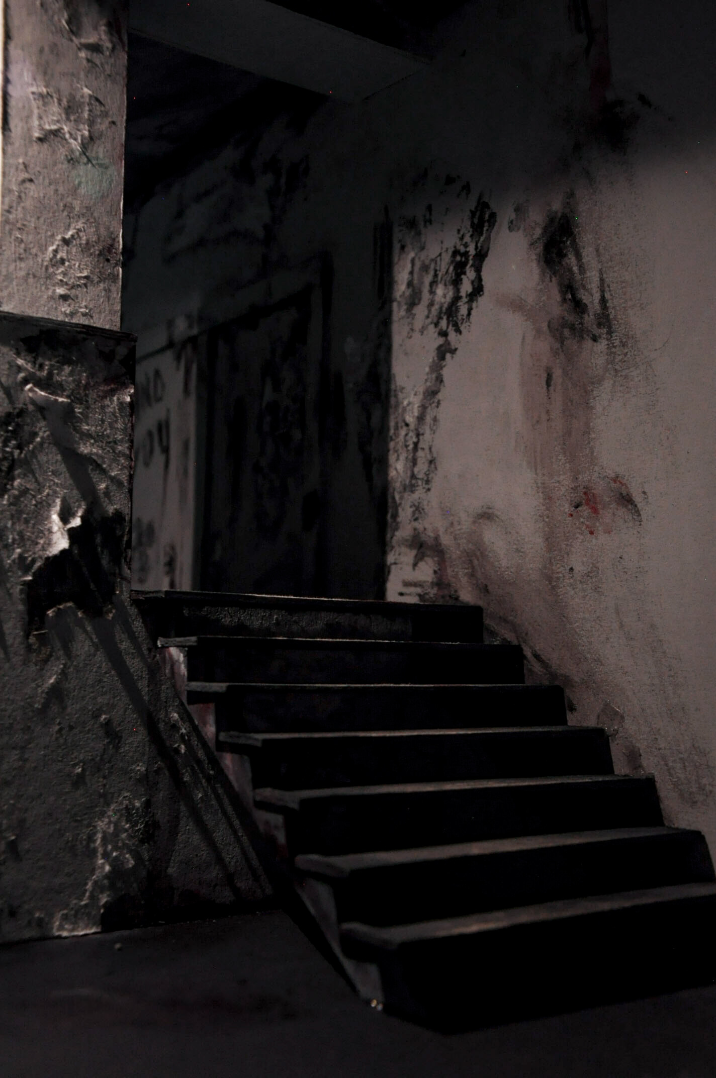 Haunted house scale model