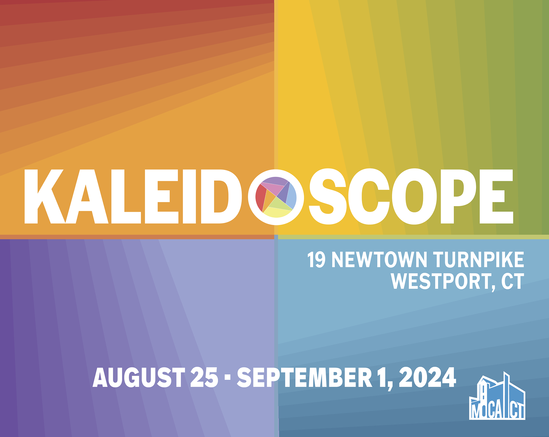 "Kaleidoscope" Exhibition Identity. Designed by Jaime Hebel. 
