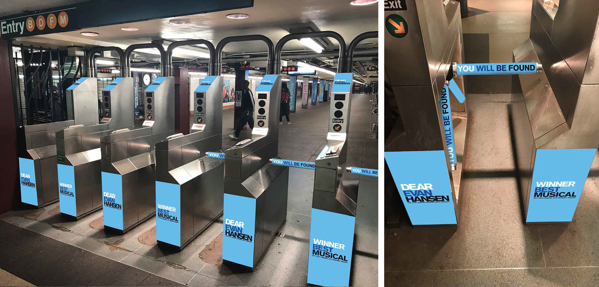 Rockefeller Center Subway Station Takeover