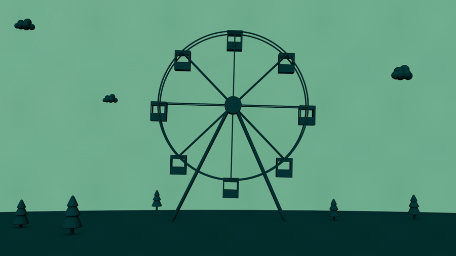 ferris wheel 3D model