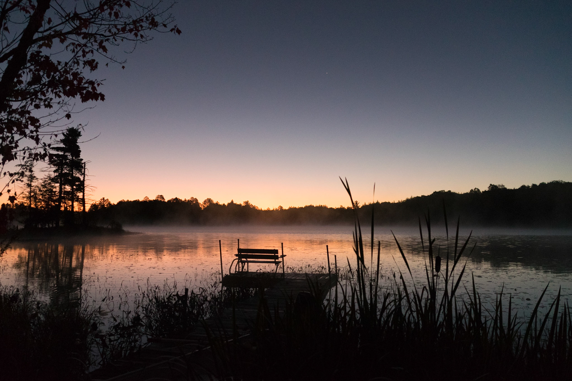 Sunrise Upnorth with steam off lake 2015-10-02 - October 02, 2015 - 0013