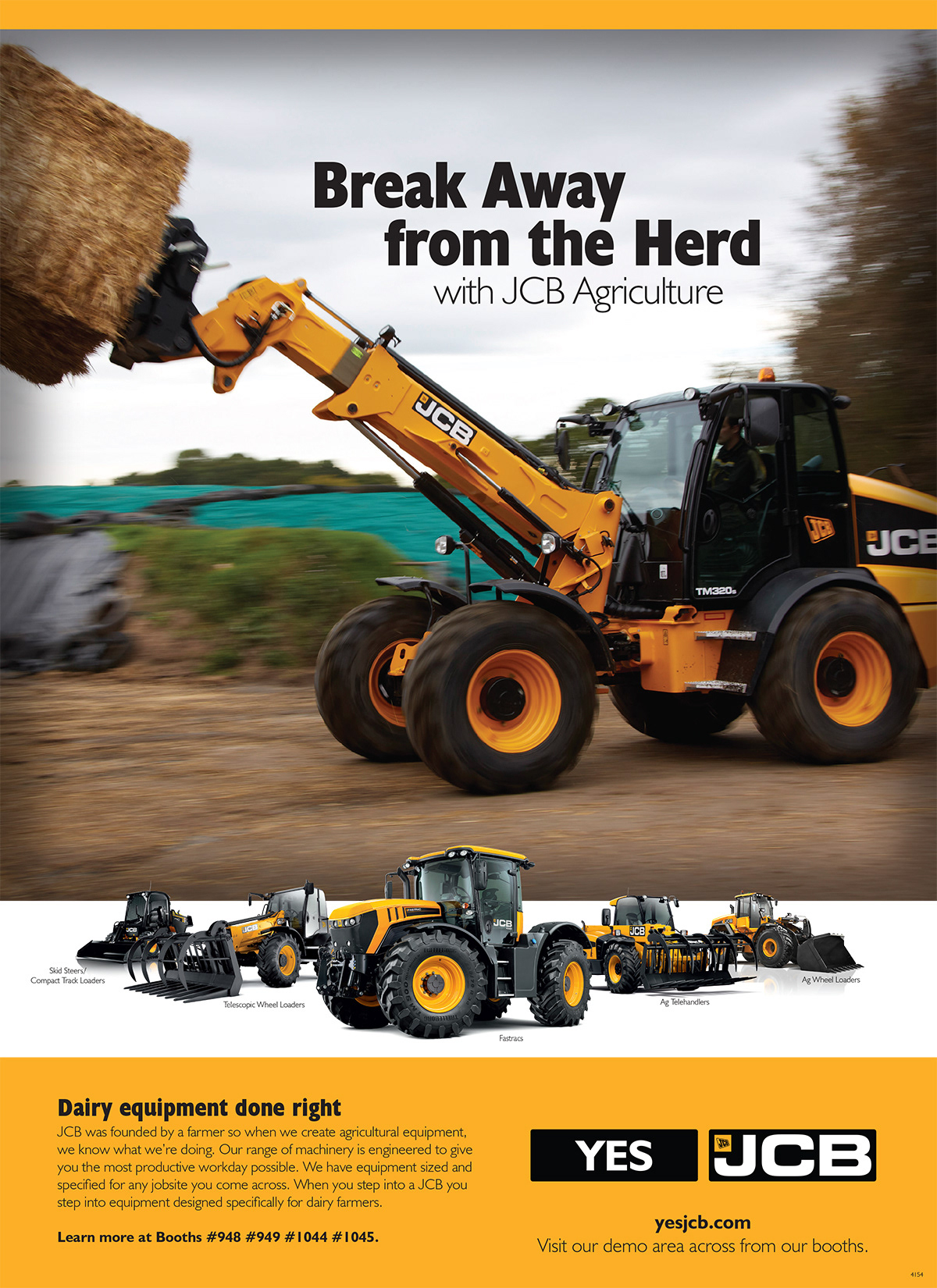JCB co-op ad for ag dealers
