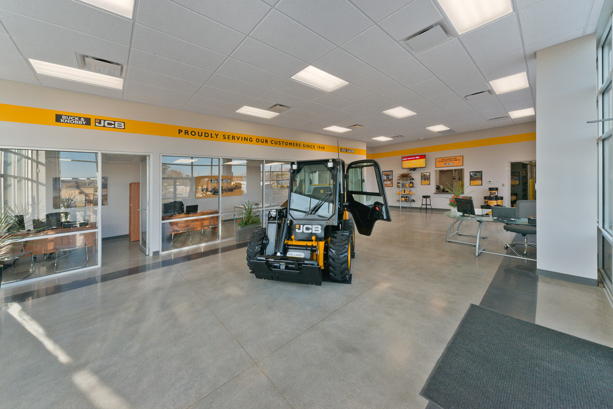 New JCB branded dealer - interior