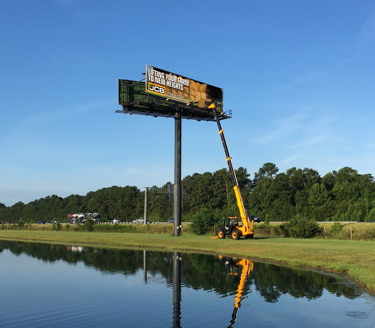 I-95 billboard on JCB property