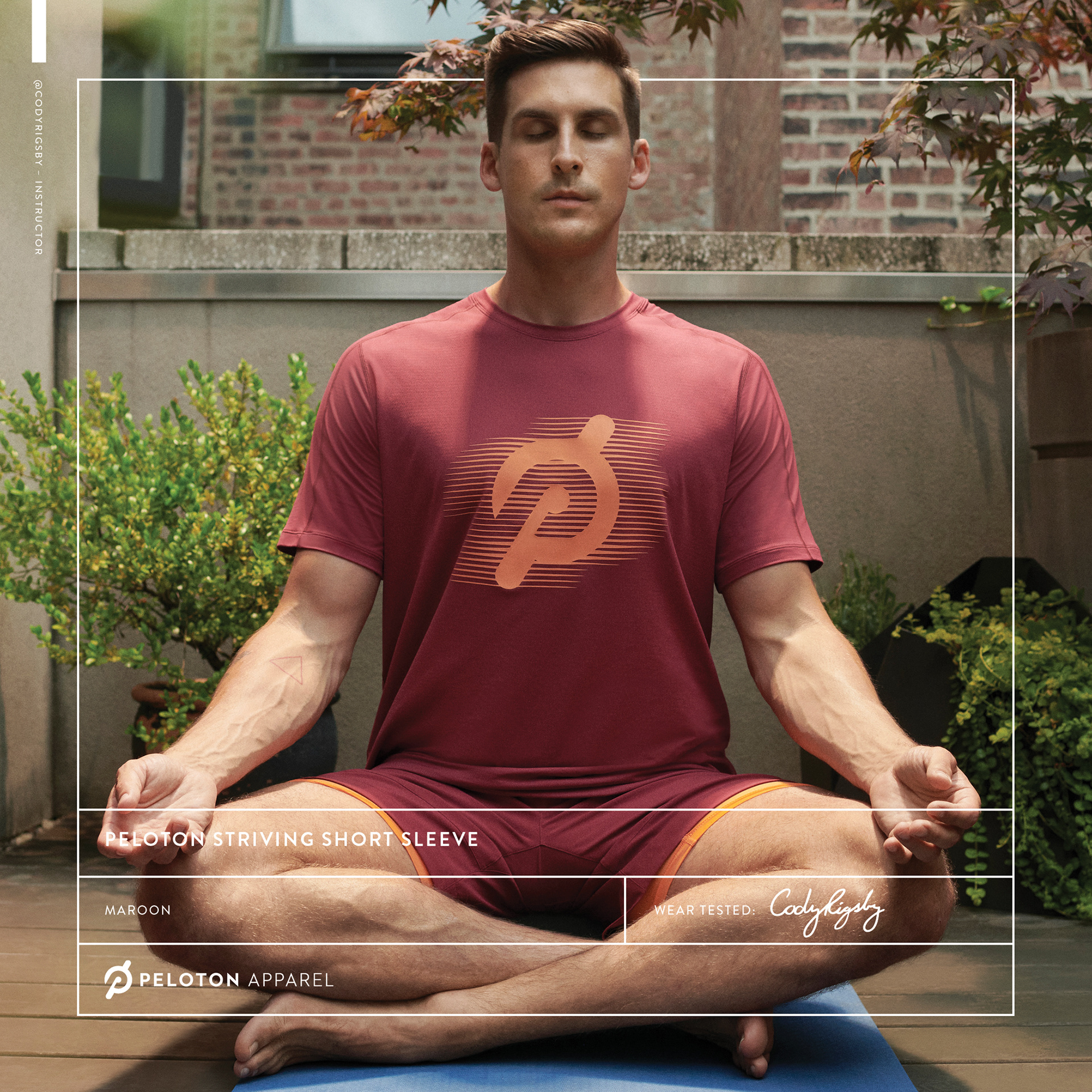 Marketing card men's front