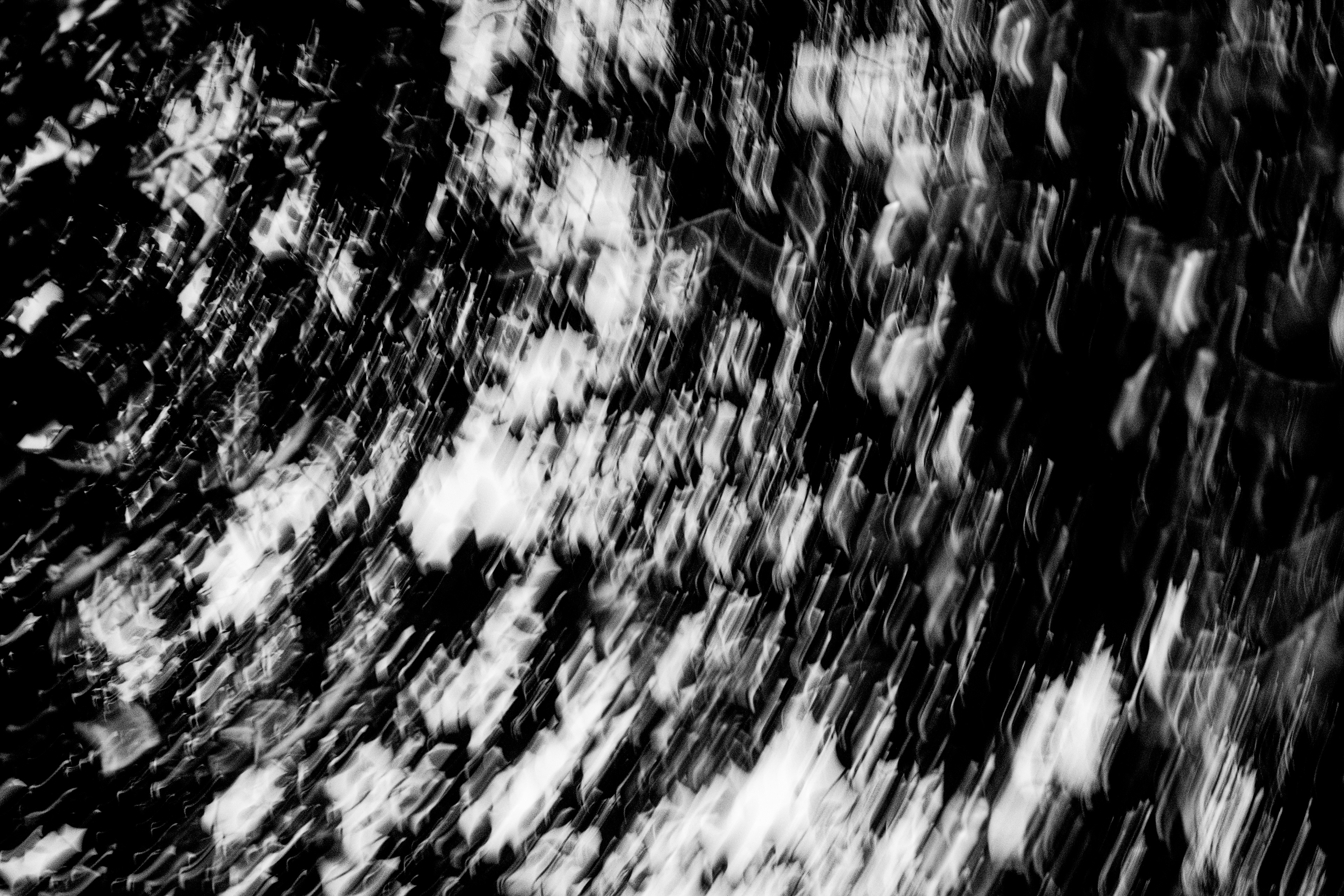 The world, always moving, dissolving into a motion of chaos. A spiral of memories, dreams, and madness. Nothing stays still, but me, grounded by all the pain. 