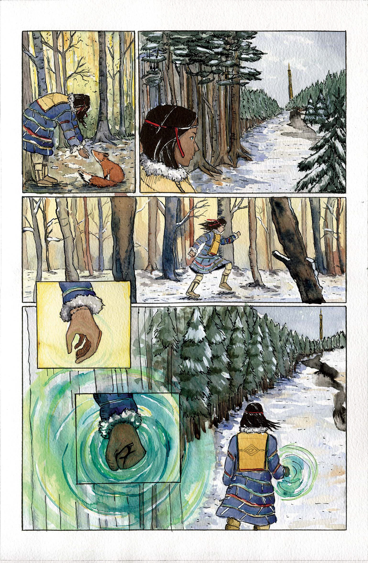 Page 4 from "Aurora #0" by Trey Pasch