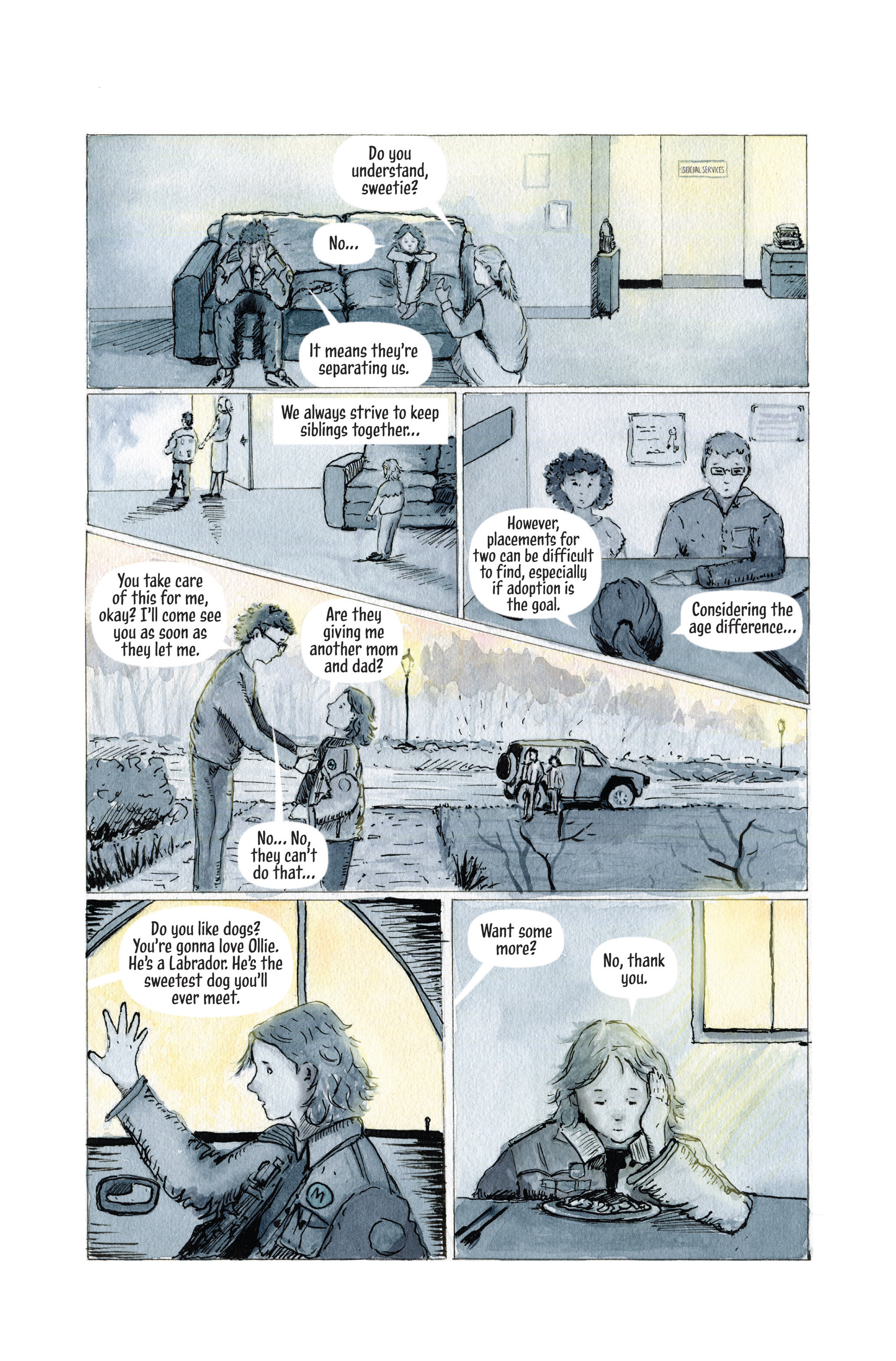 Page 2 of "Malachite", published in the "Scott Snyder presents Tales from the Cloakroom Anthology". Story and art by me, letters by Lyndon Radchenka.