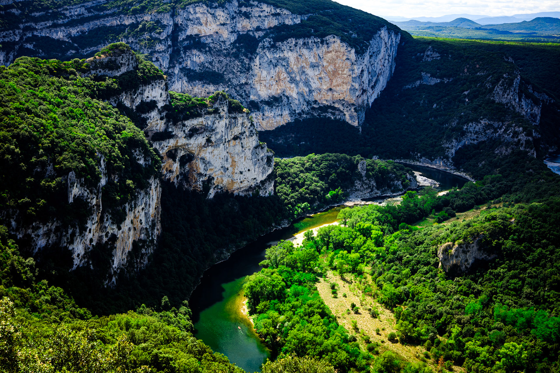 Ardèche river