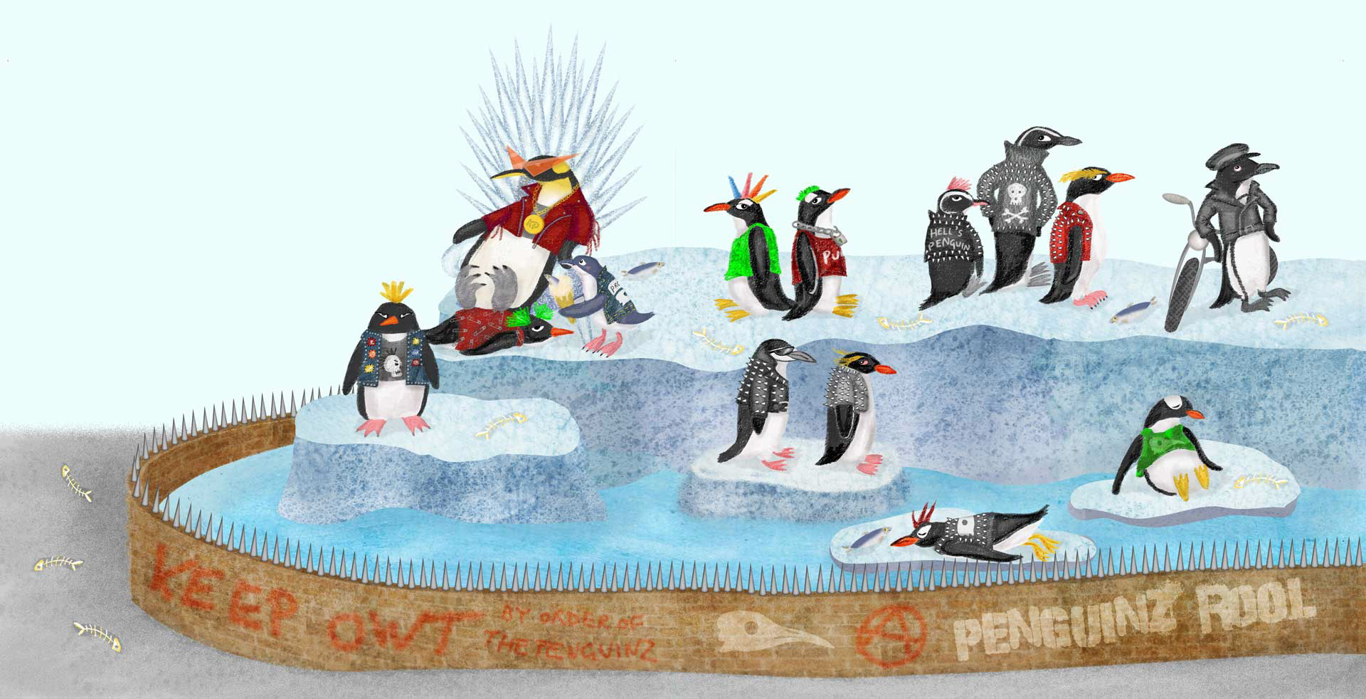 The punk penguins from The Biggest Fan
