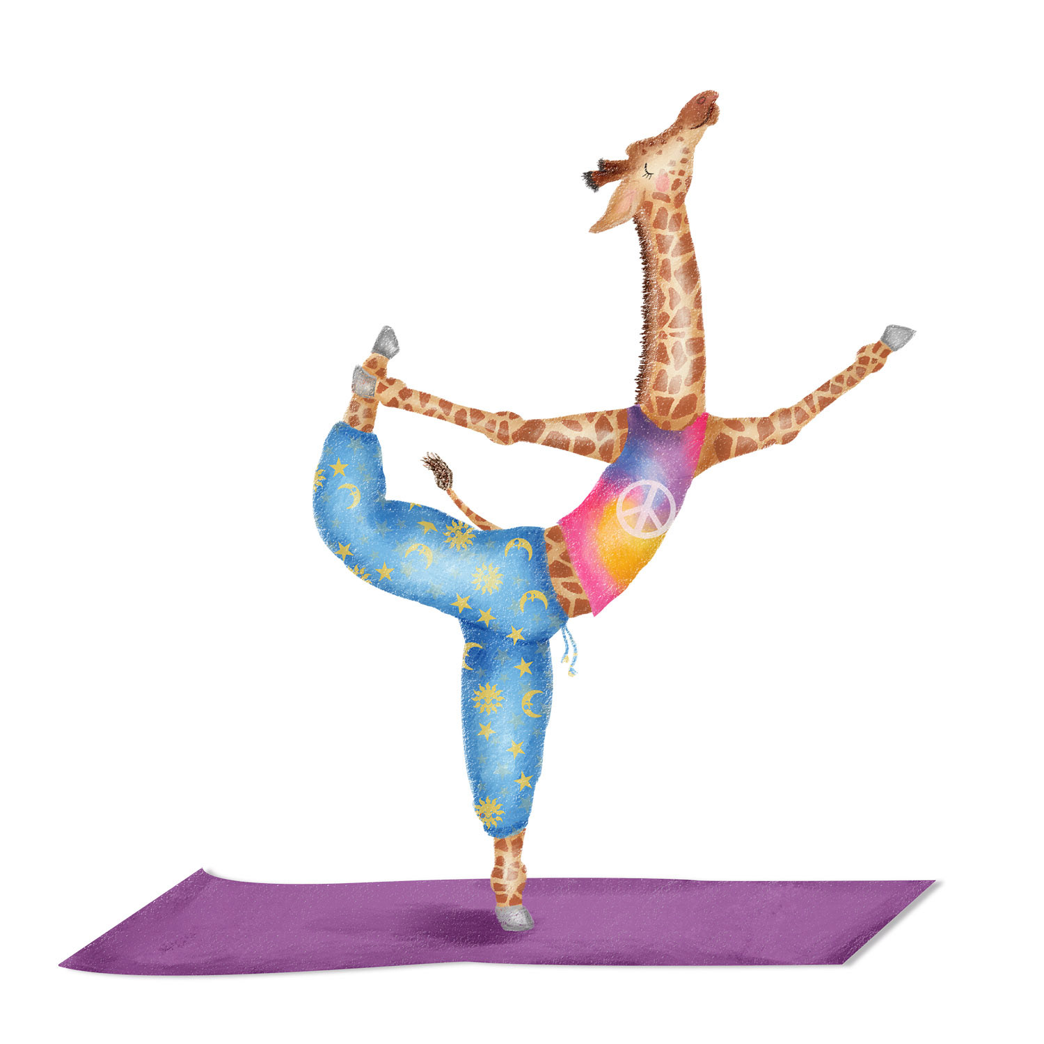 Giraffes can do yoga
