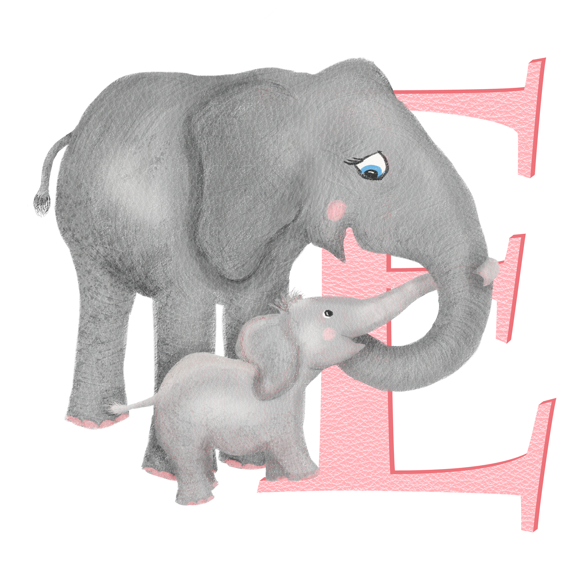 E is for elephant