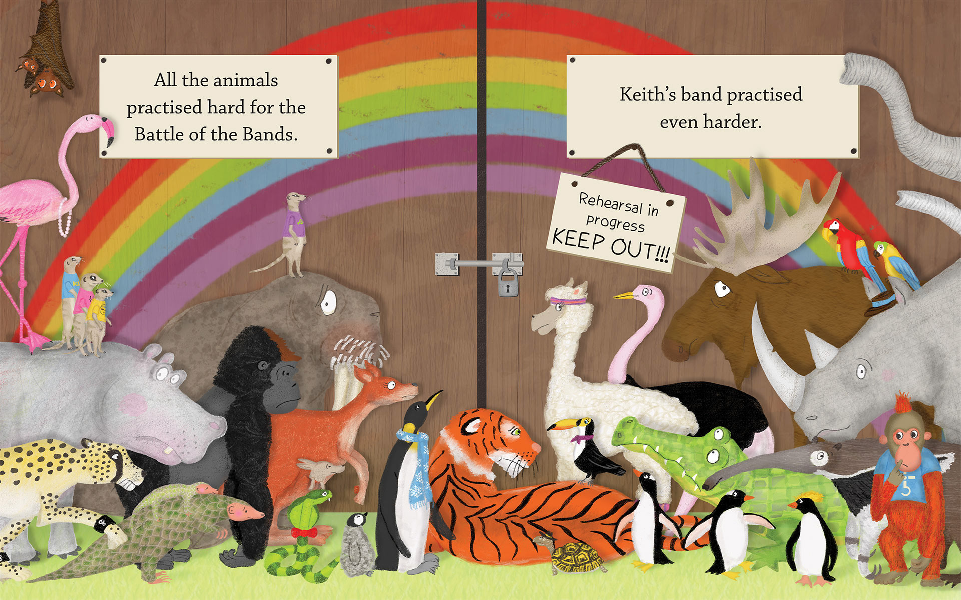 A spread from Keith Gibbon Superstar