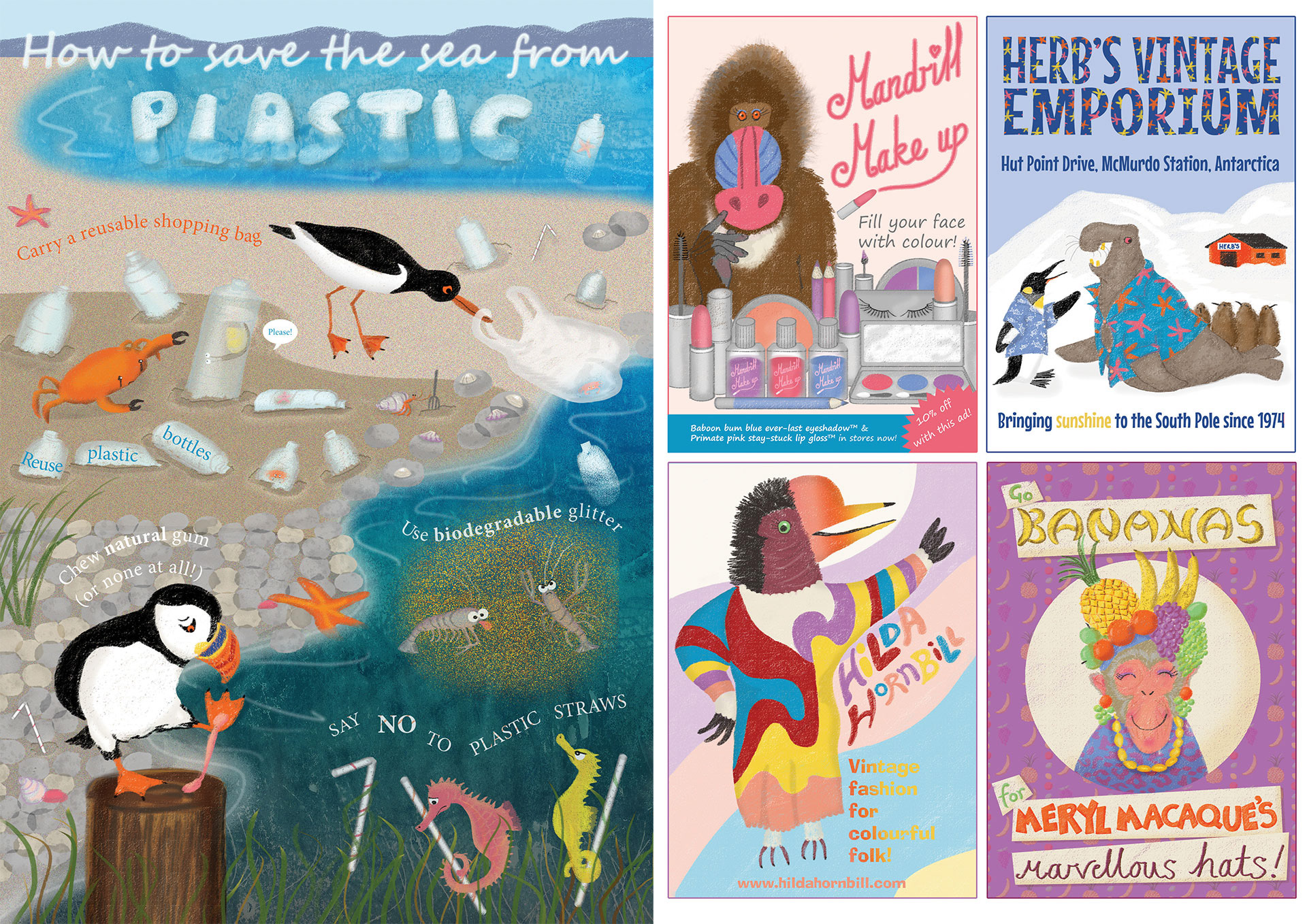 Spread from Animal Fashion