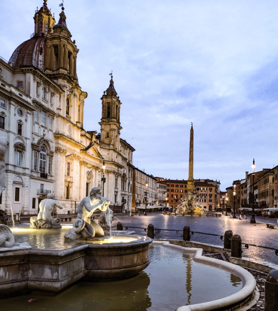 Piazza Navona Roma c19
